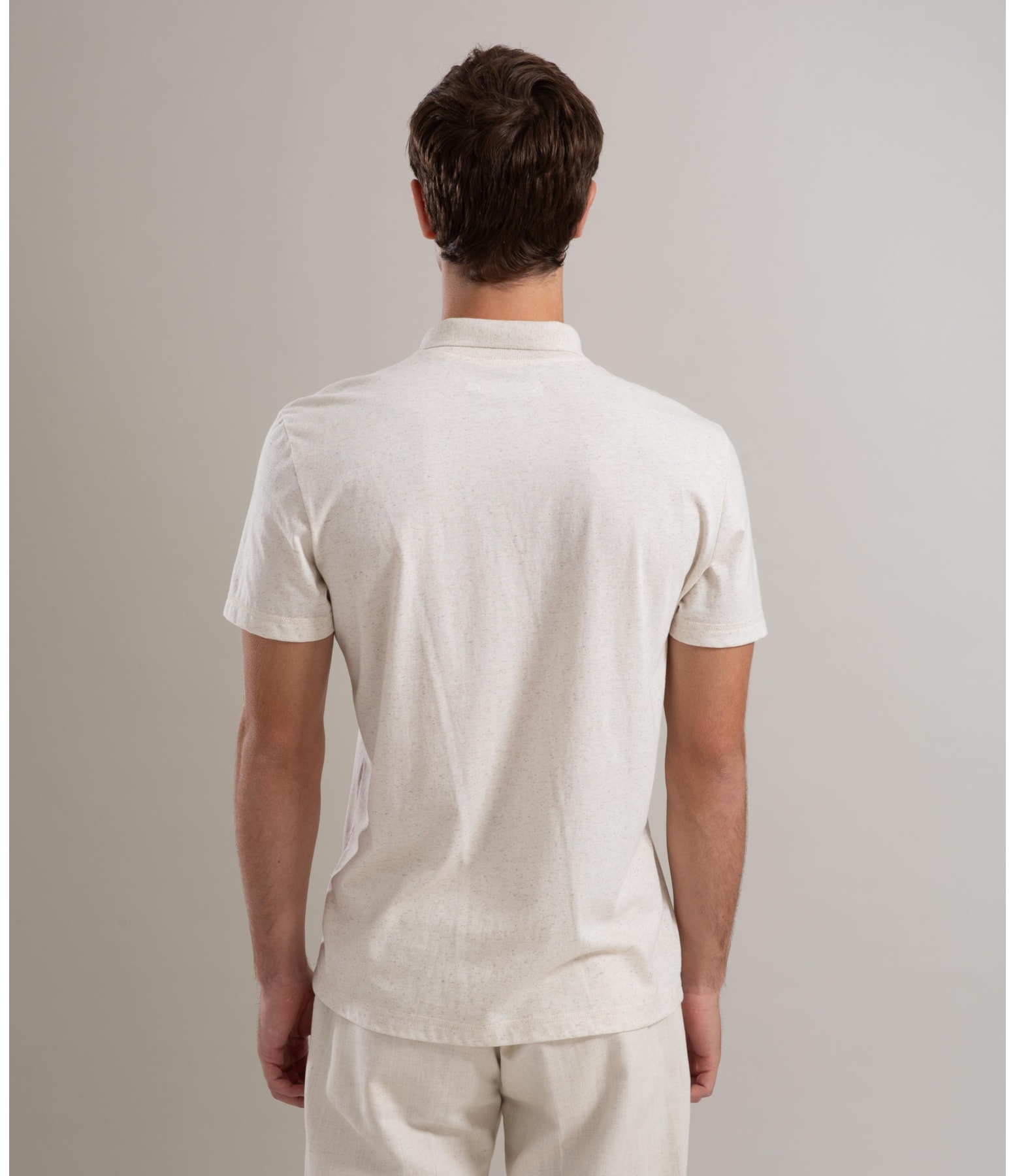 Polo Linho Basic Natural