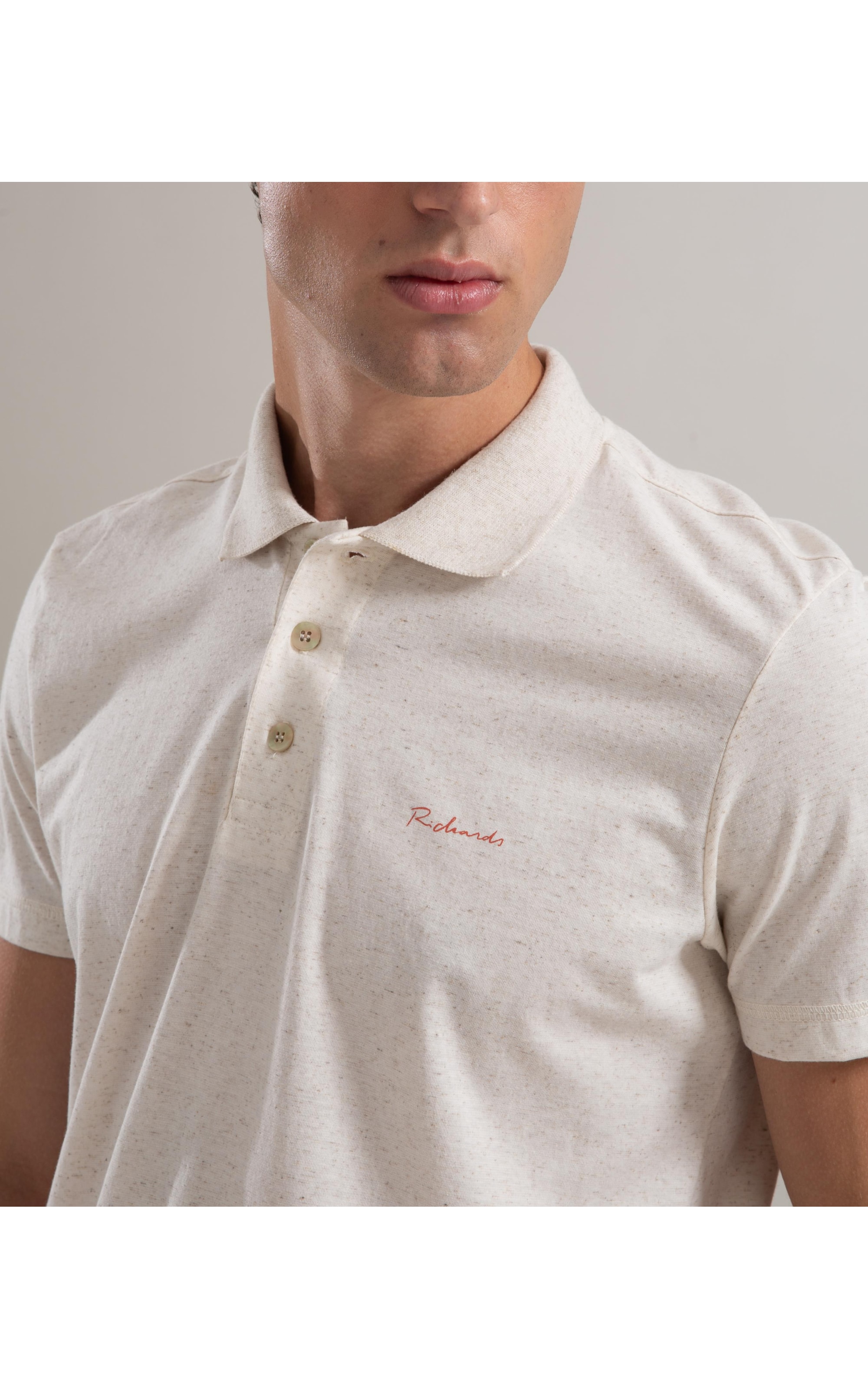 Polo Linho Basic Natural