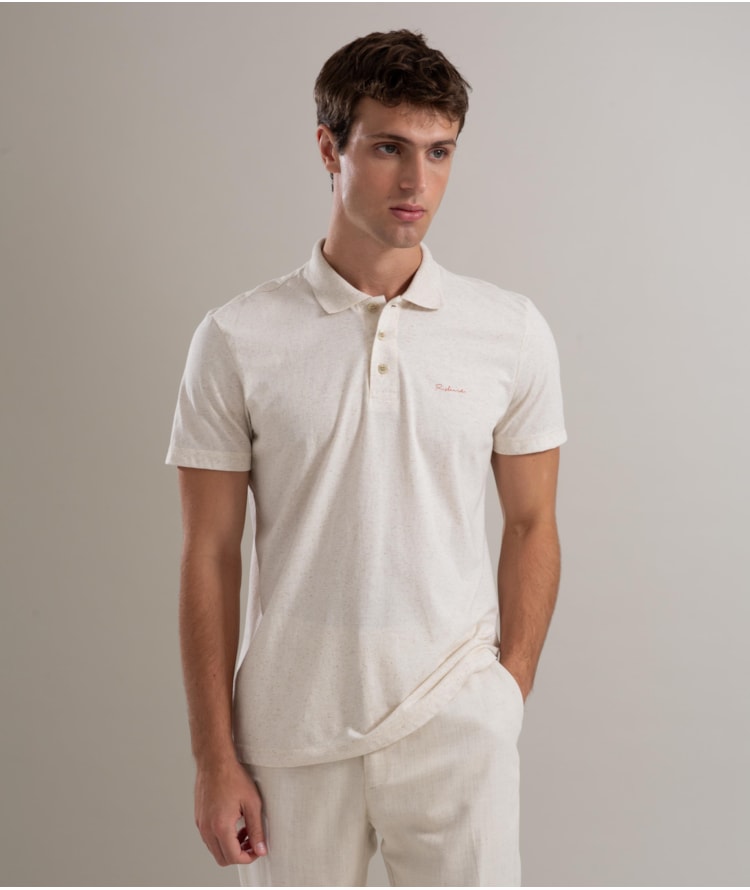 Polo Linho Basic Natural