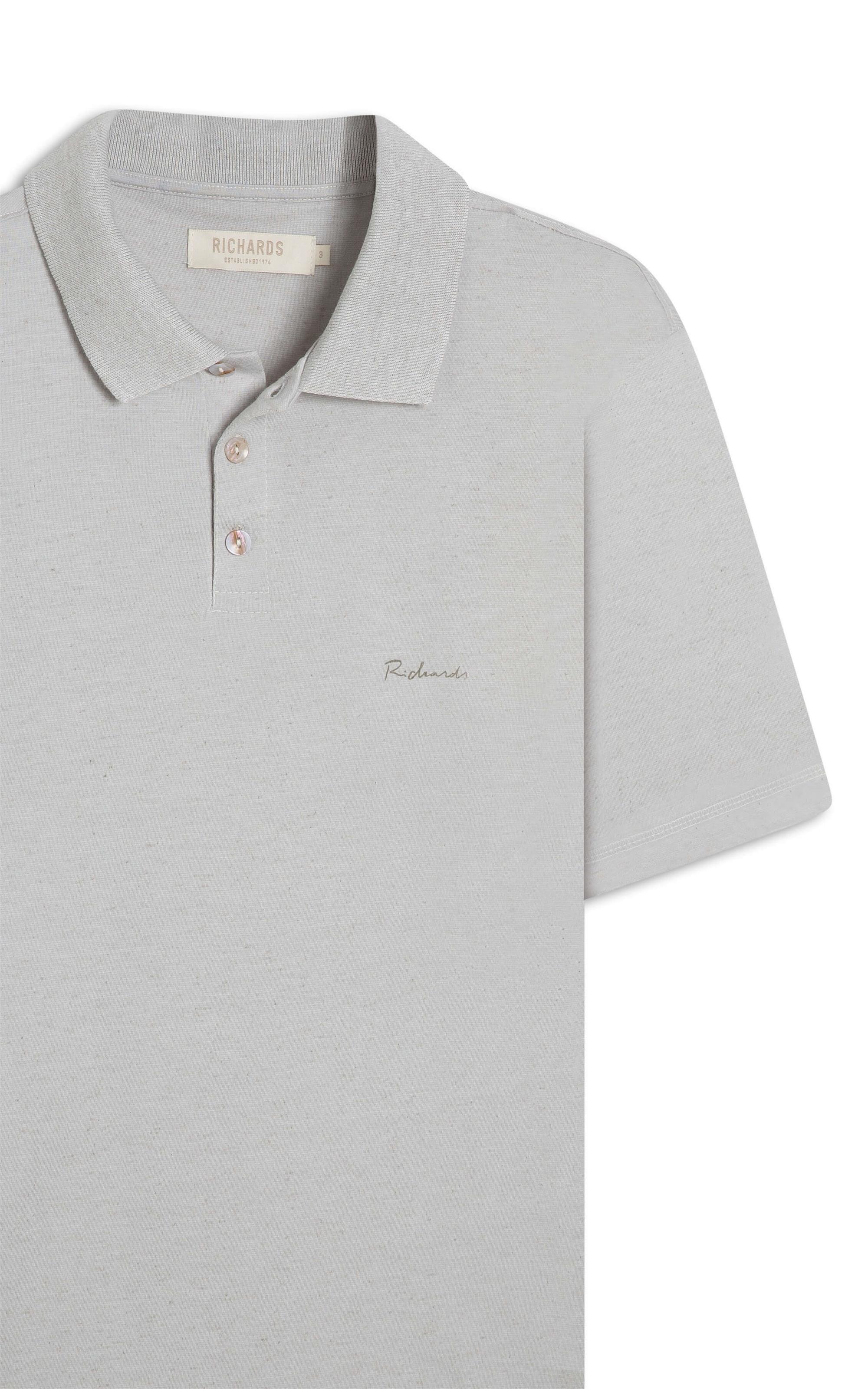Polo Linho Basic Prata