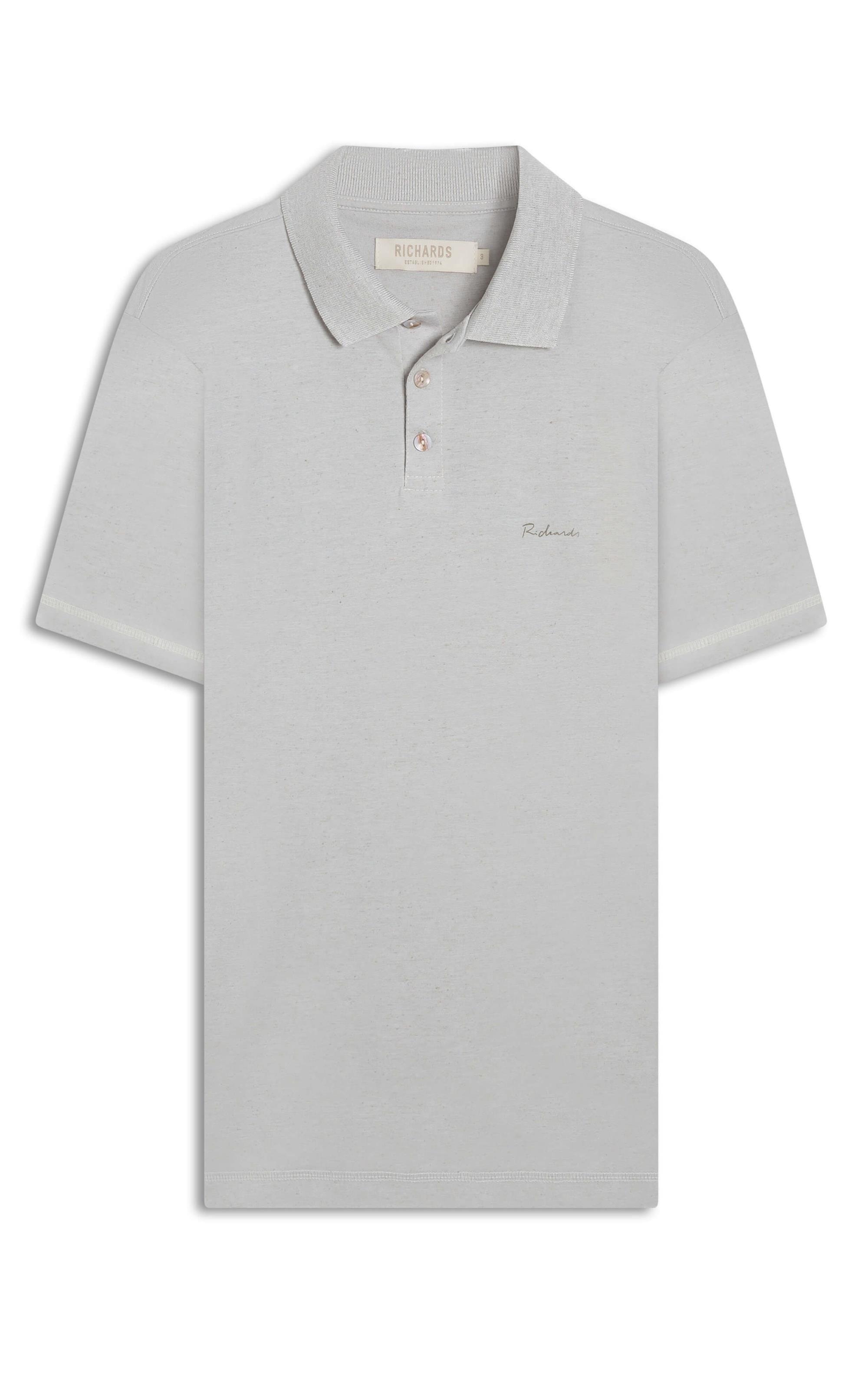 Polo Linho Basic Prata