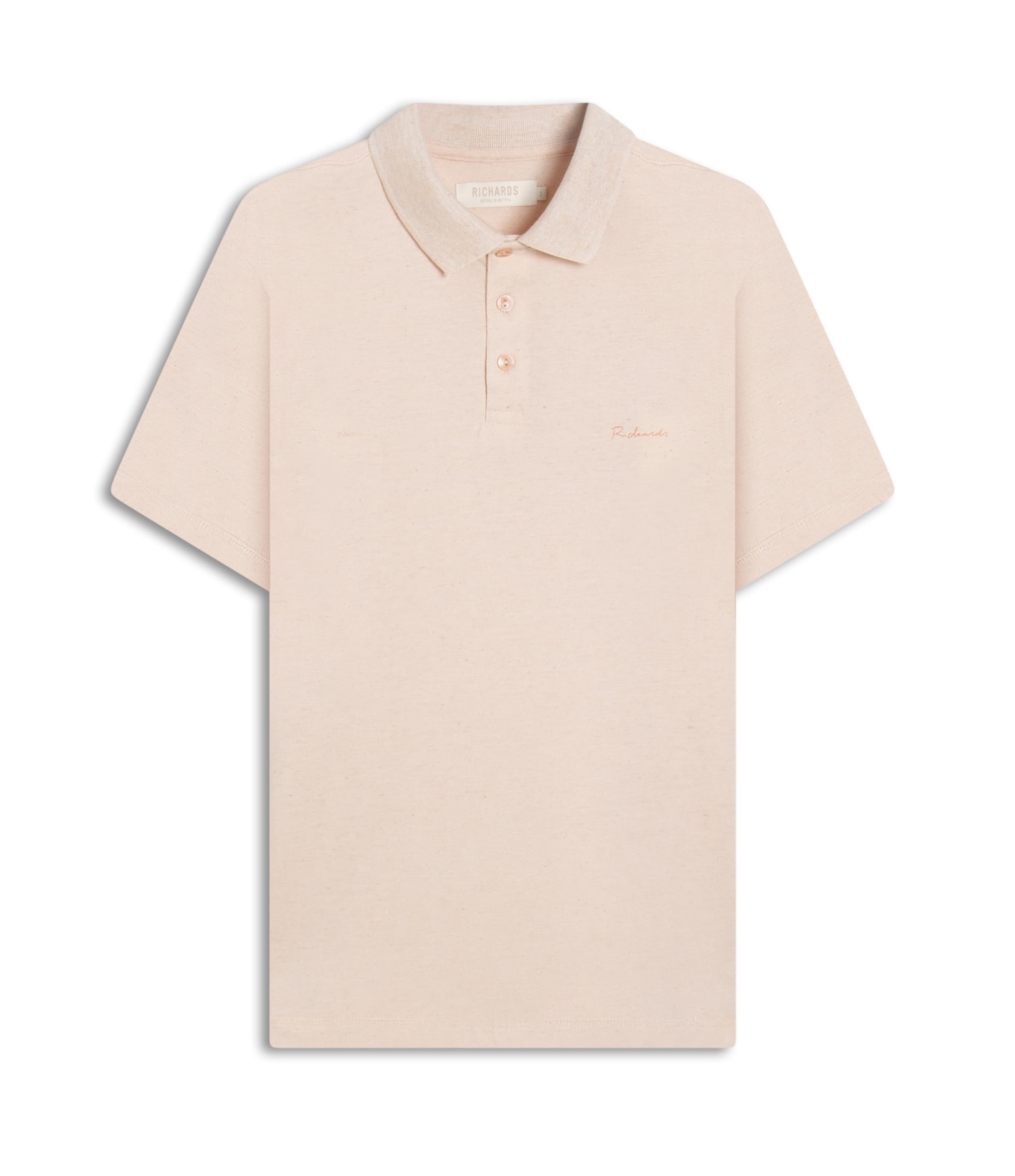 Polo Linho Basic Rosa