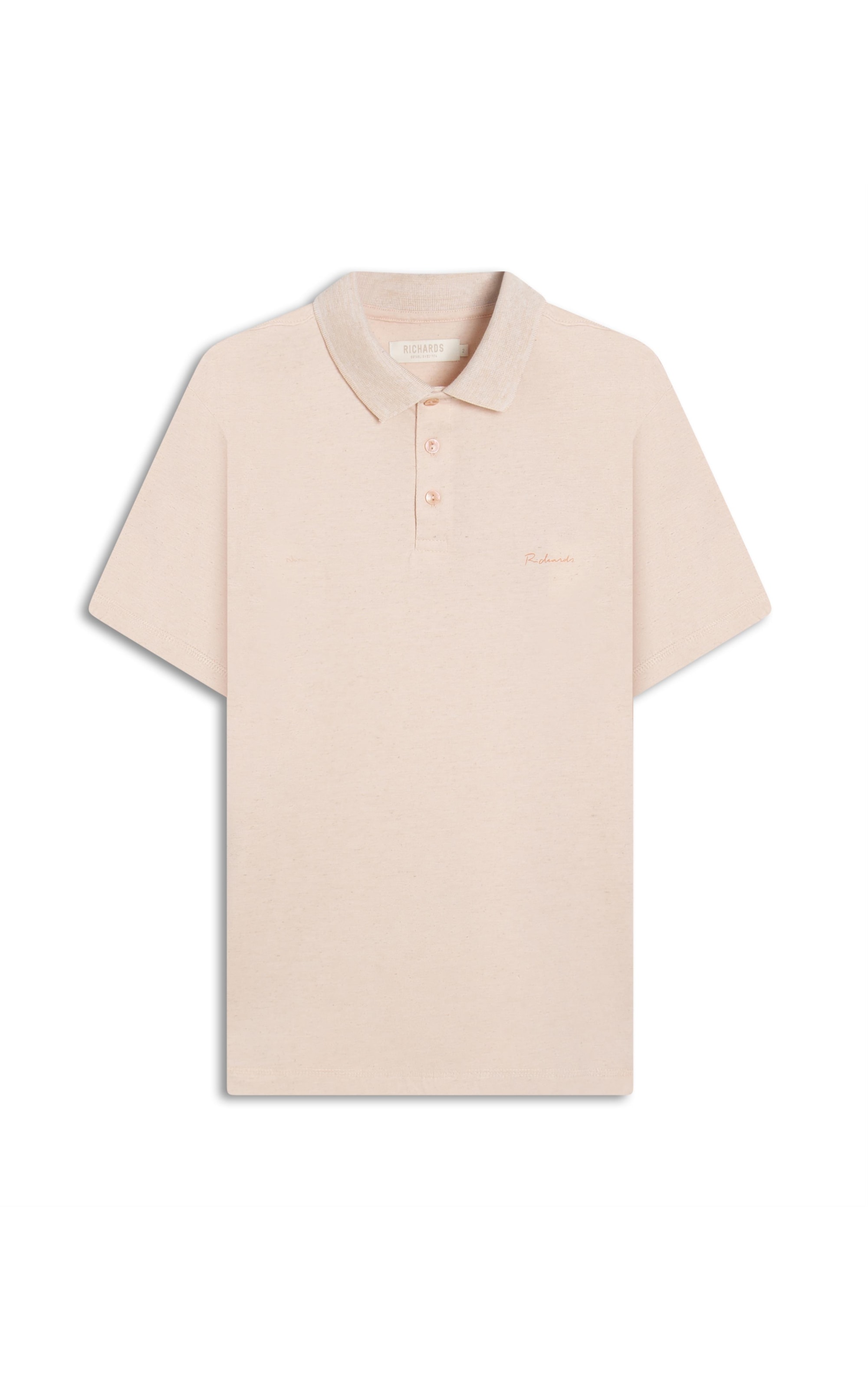 Polo Linho Basic Rosa