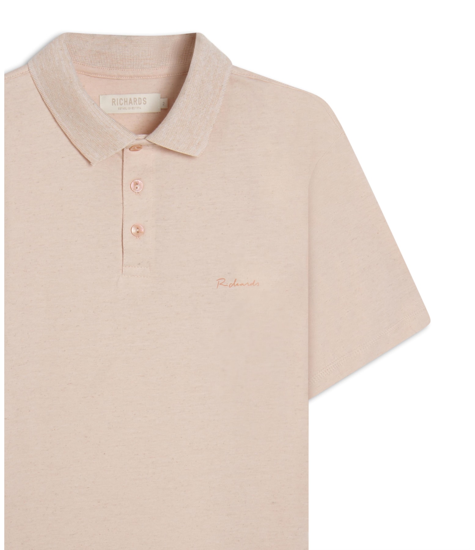 Polo Linho Basic Rosa