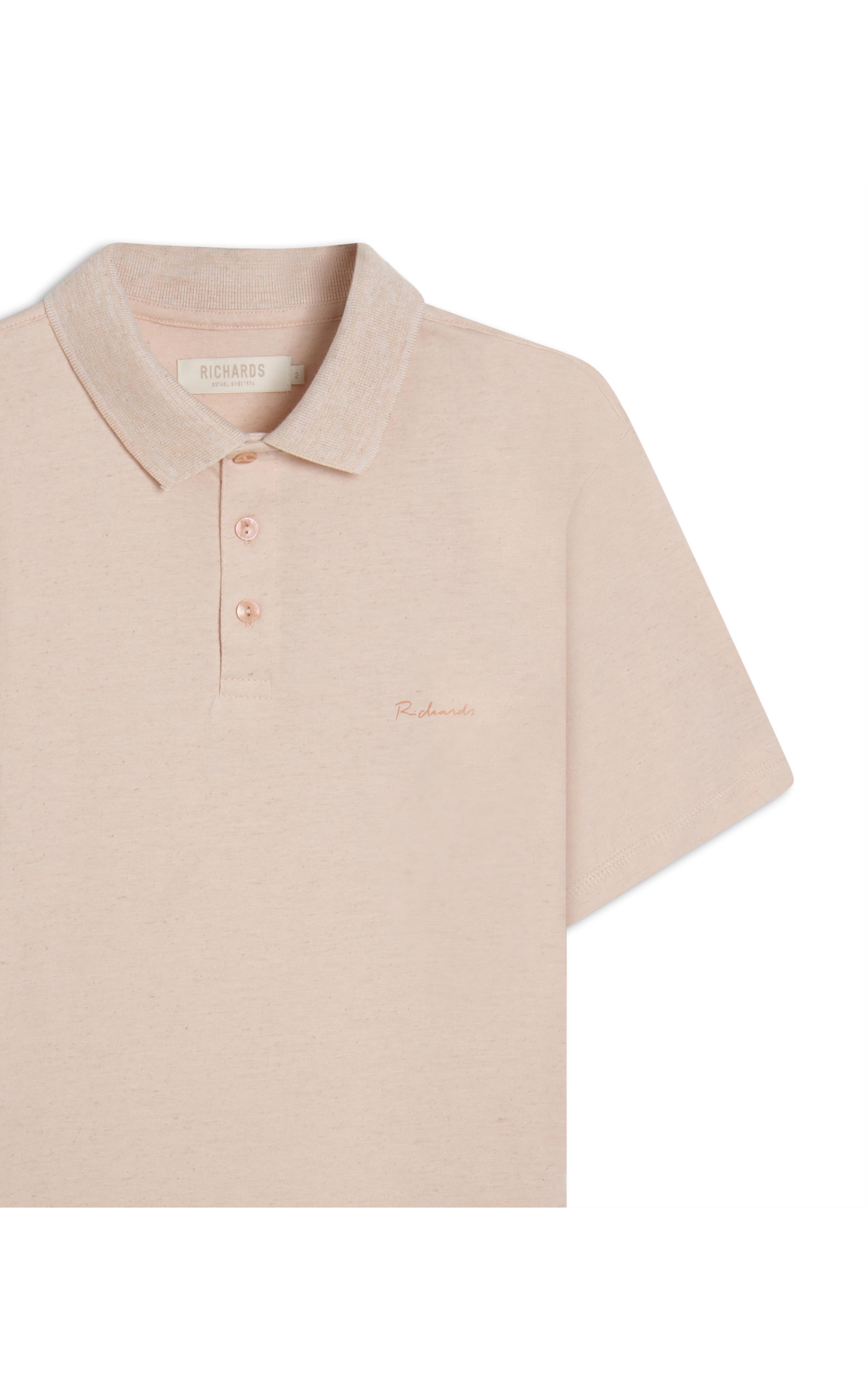 Polo Linho Basic Rosa
