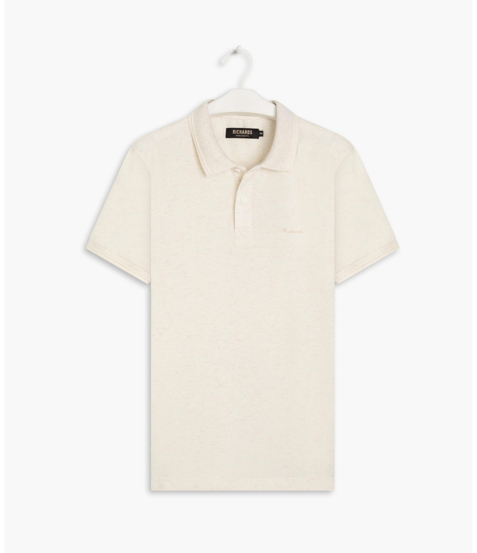 Polo Linho Clean Cru
