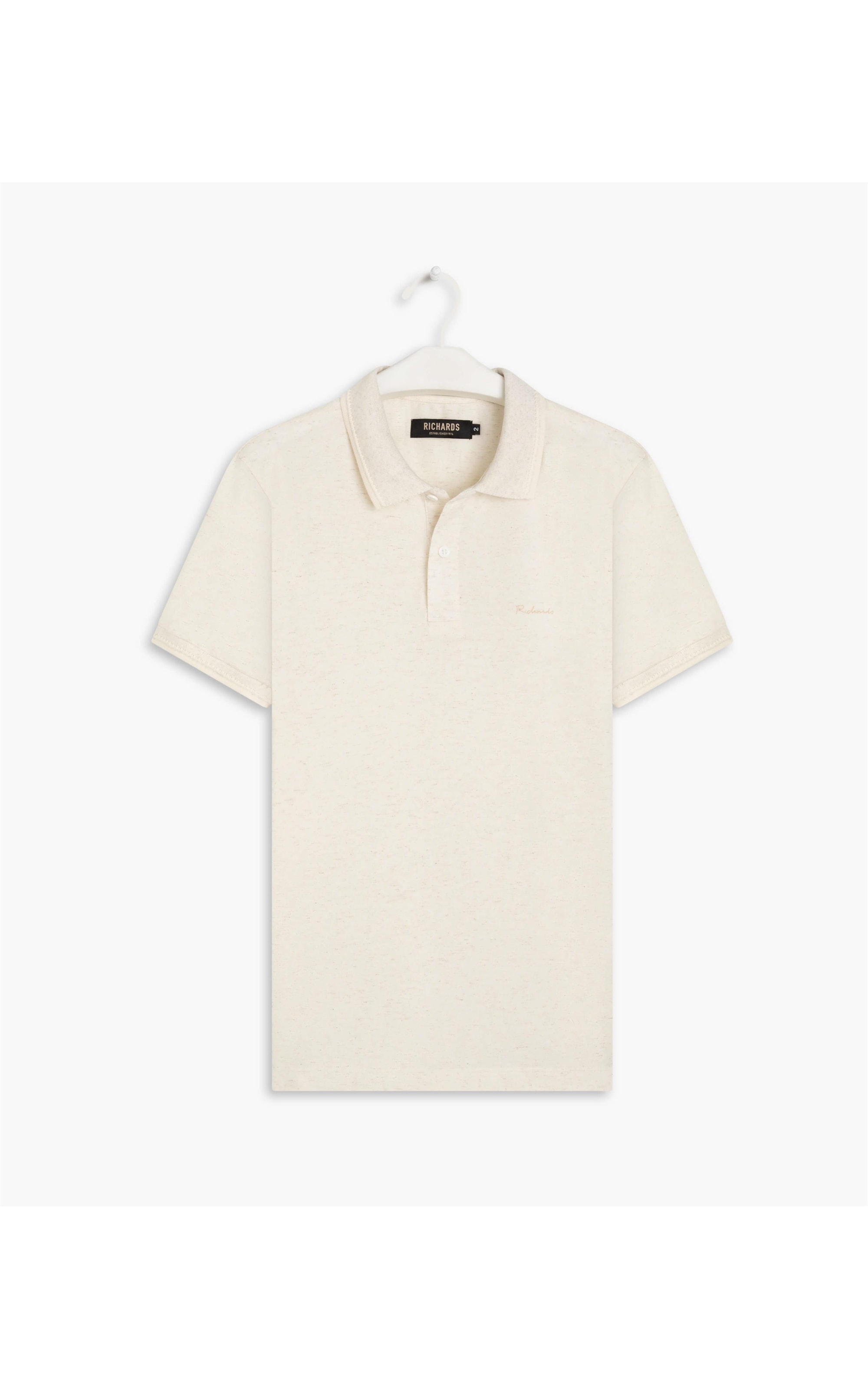 Polo Linho Clean Cru