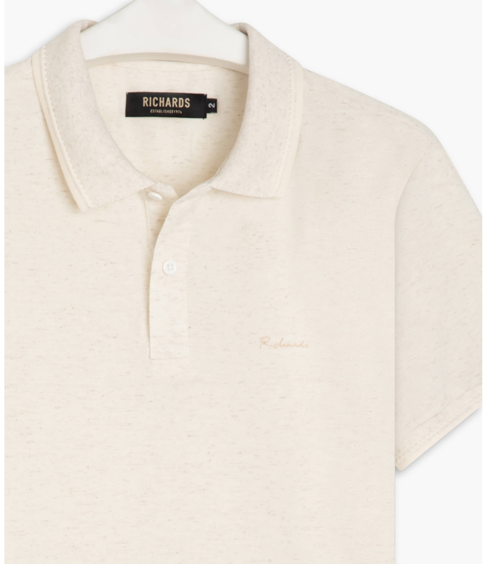 Polo Linho Clean Cru
