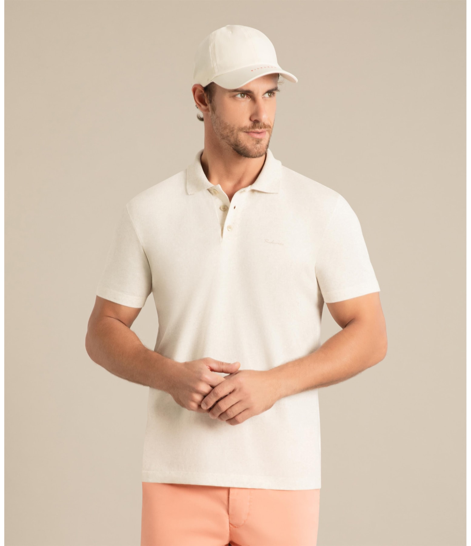 Polo Linho Mm  Basic Natural