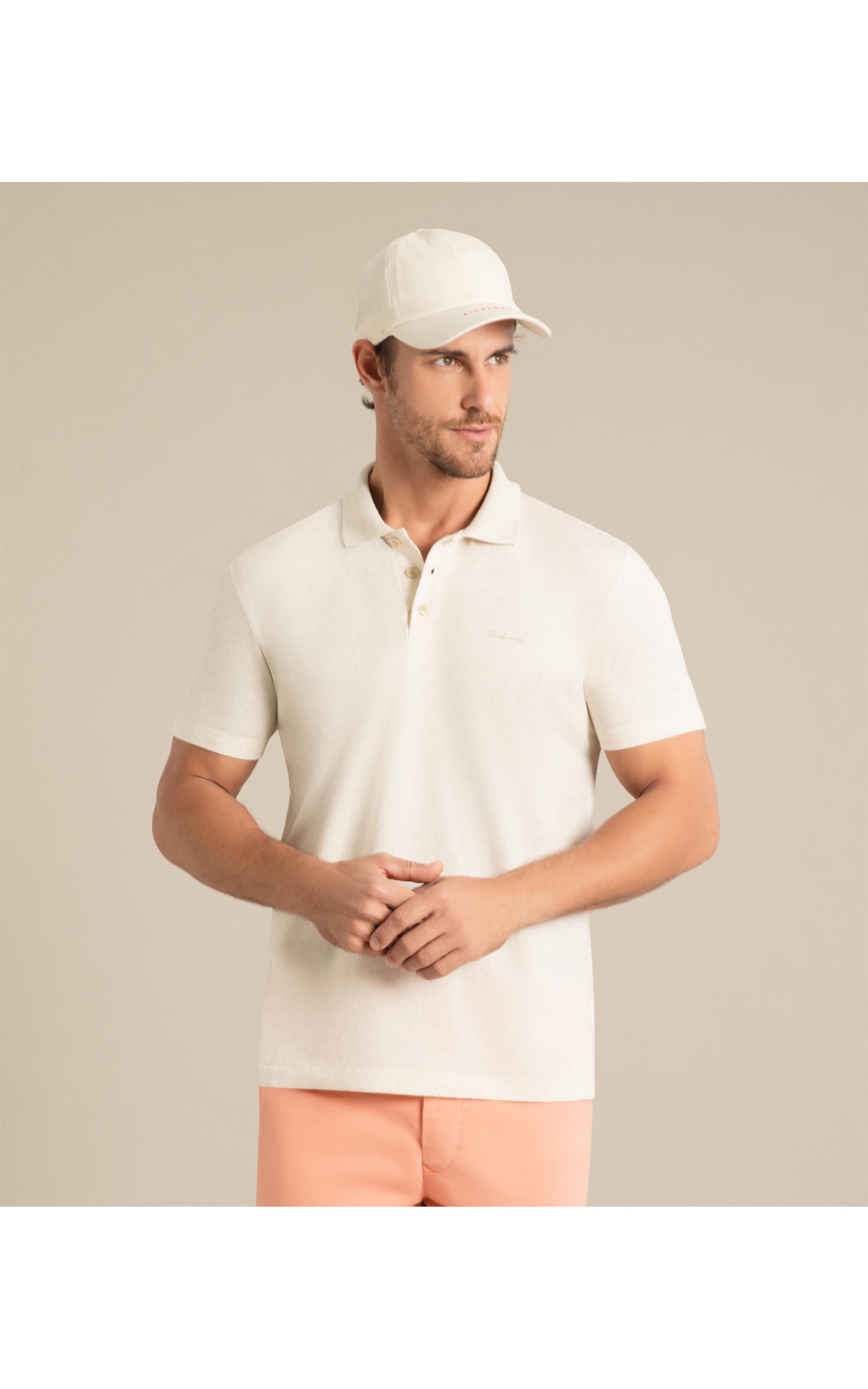 Polo Linho Mm  Basic Natural