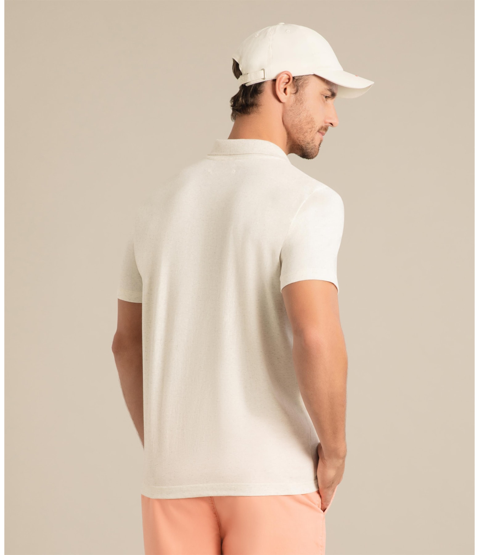 Polo Linho Mm  Basic Natural