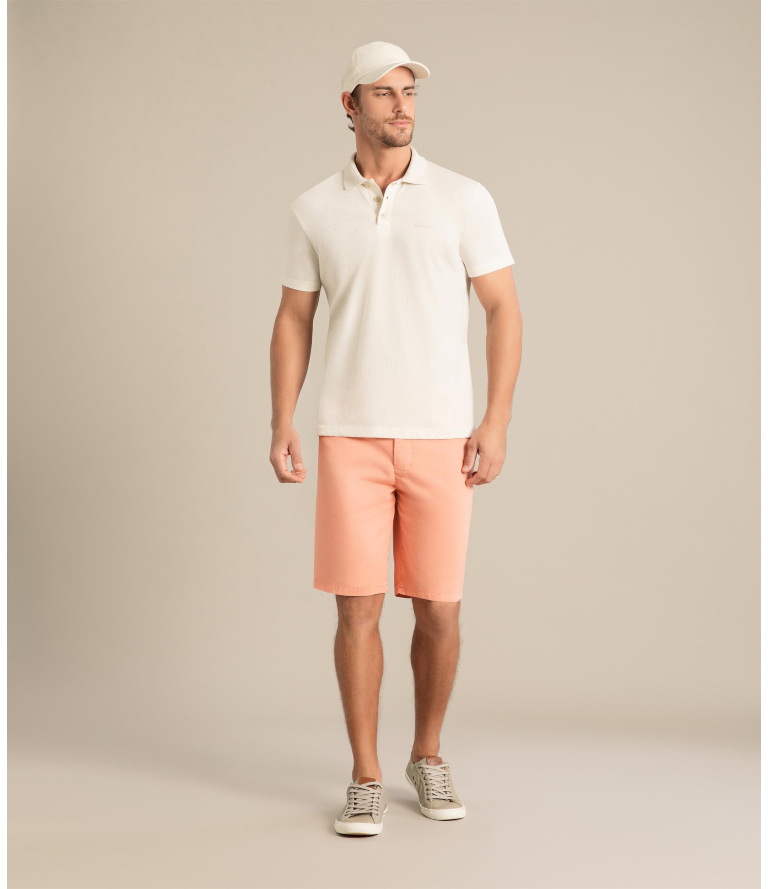 Polo Linho Mm  Basic Natural