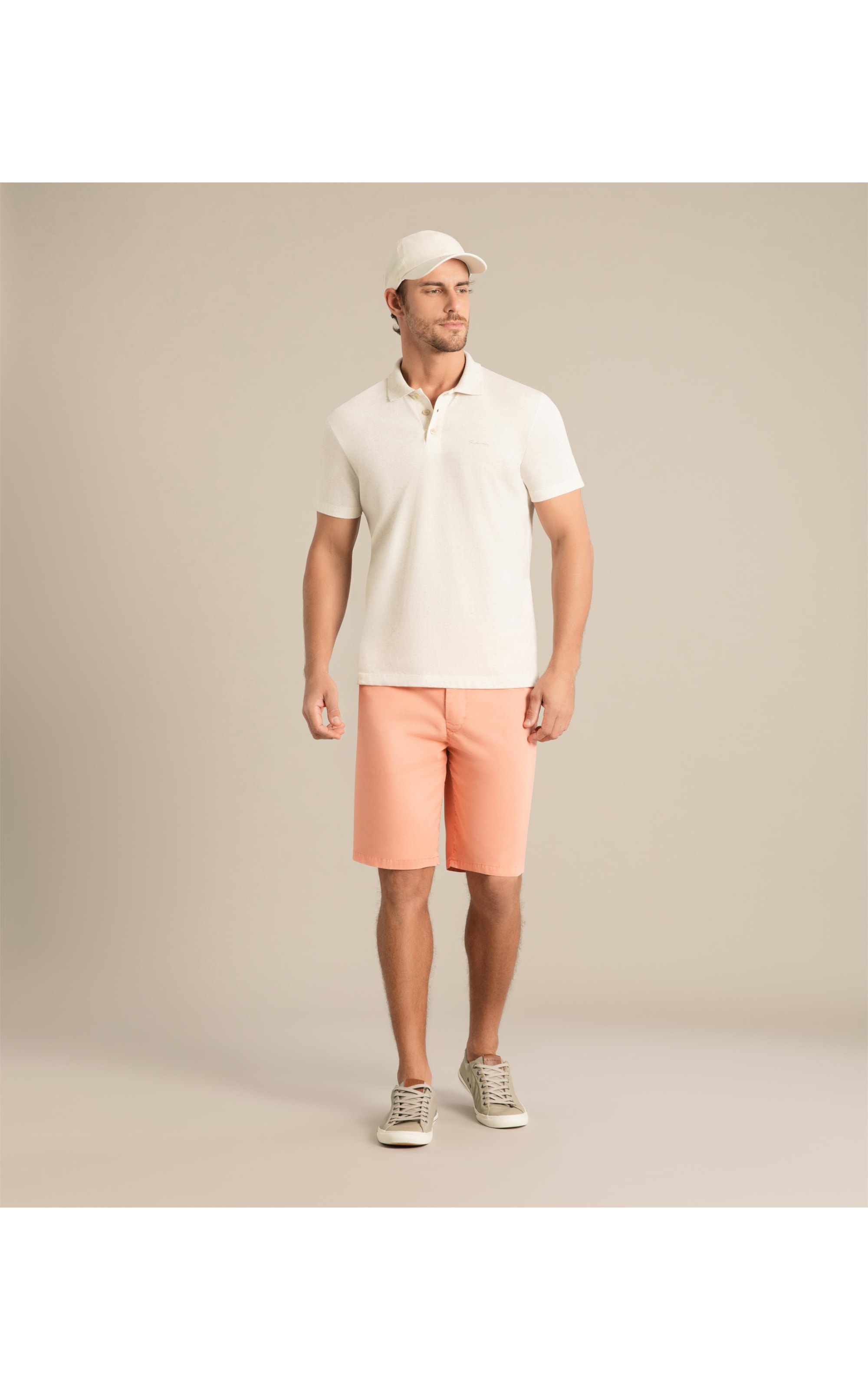 Polo Linho Mm  Basic Natural
