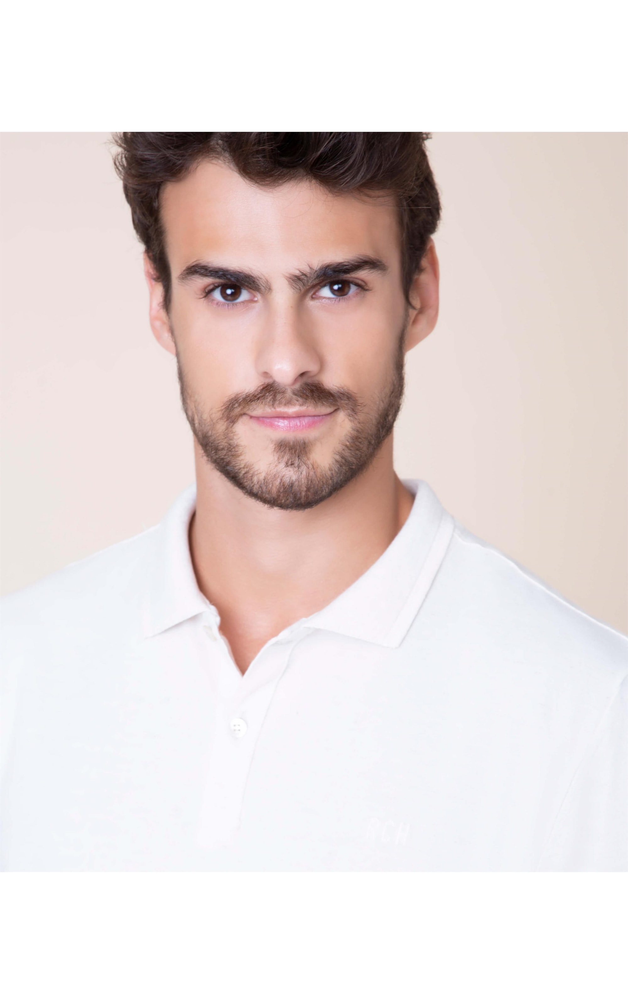Polo Linho Piquet Cru