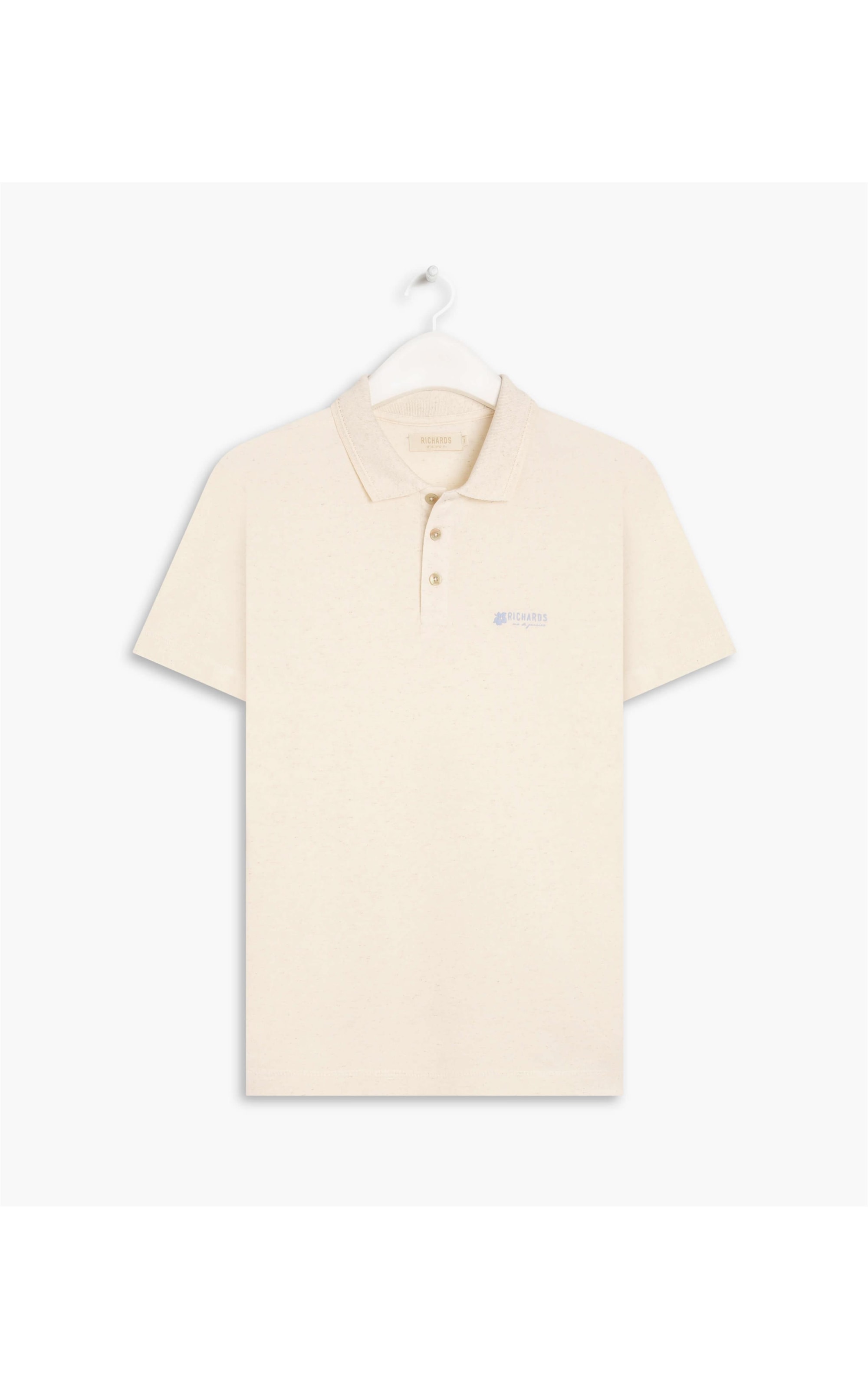 Polo Linho Piquet  Hibisco Natural