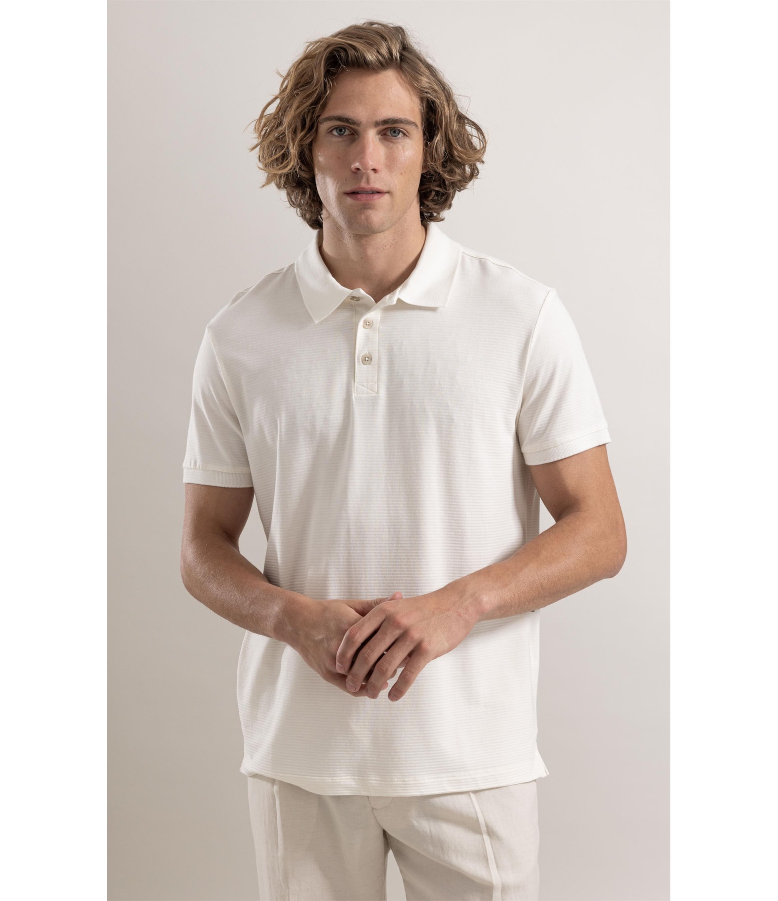 Polo Listrada Classic Off White