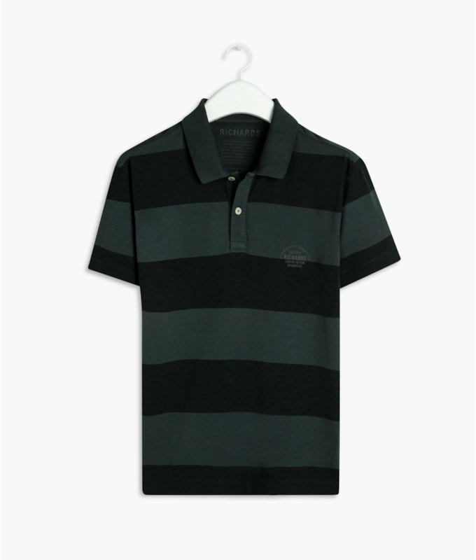 Polo Listrada Mc Verde Escuro