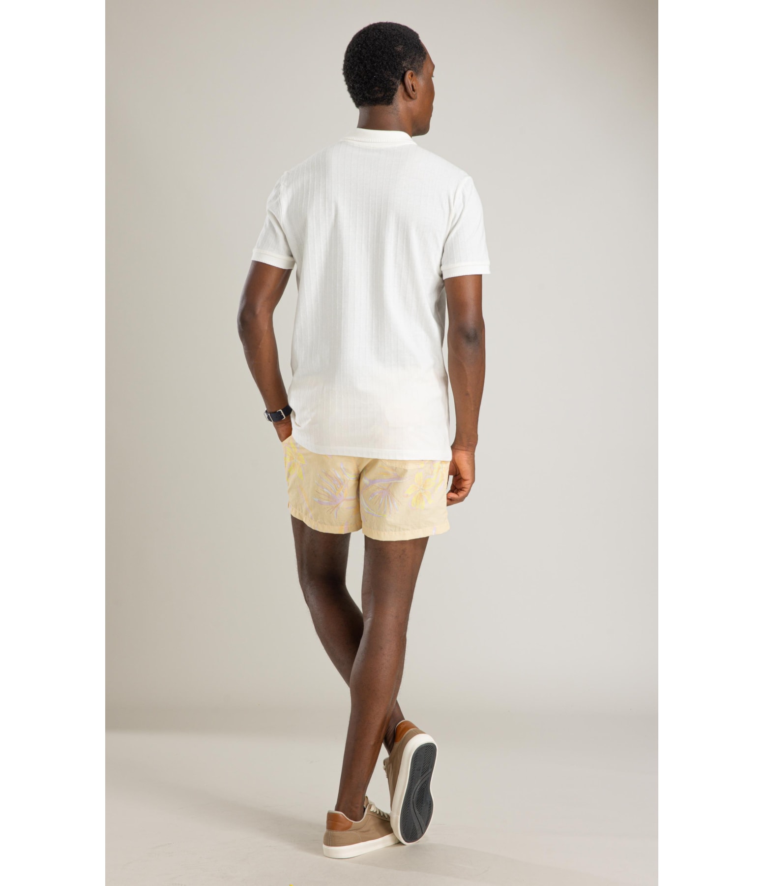 Polo Malha Cutting Mc Bf Off White