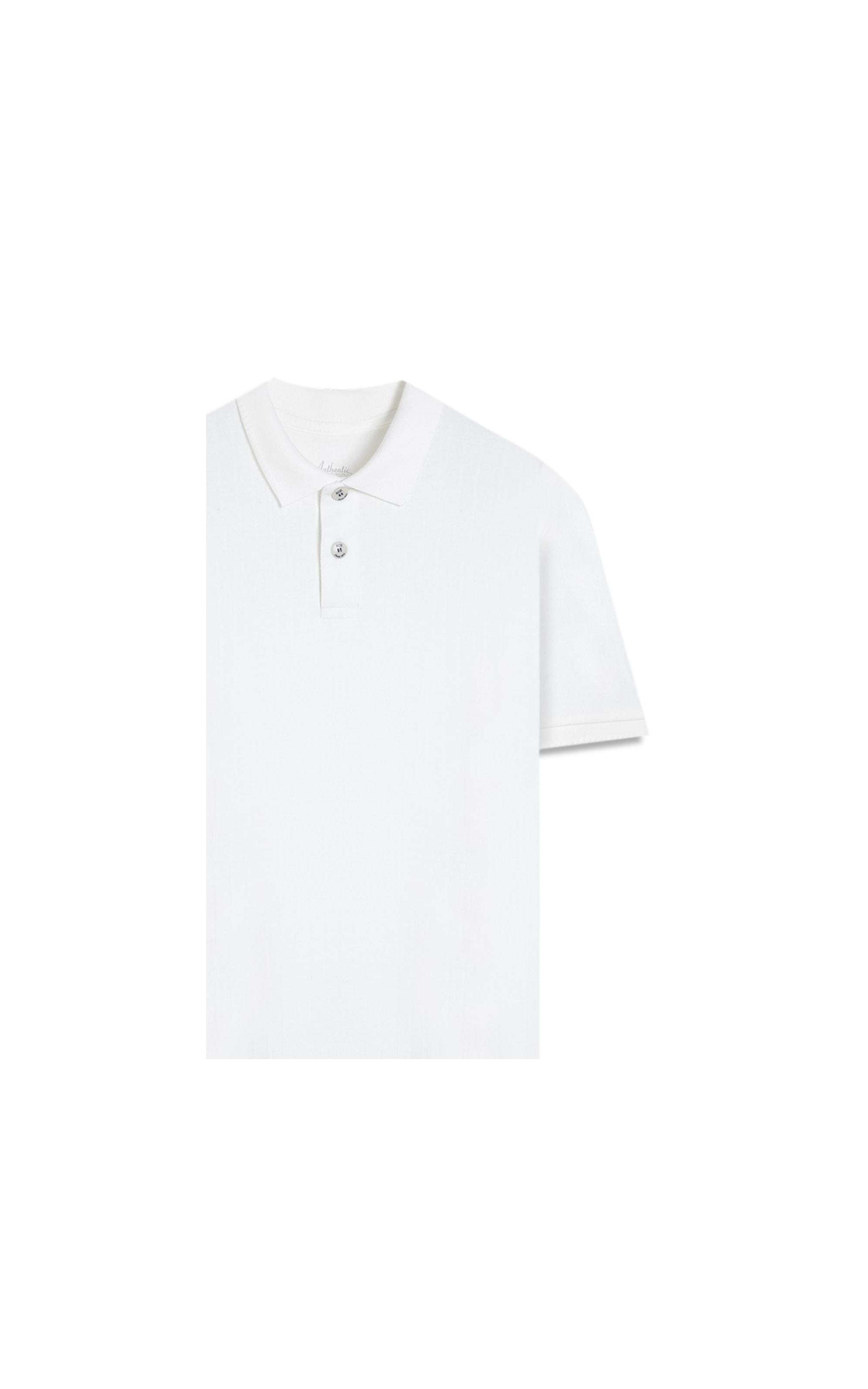 Polo Malha Cutting Mc Bf Off White