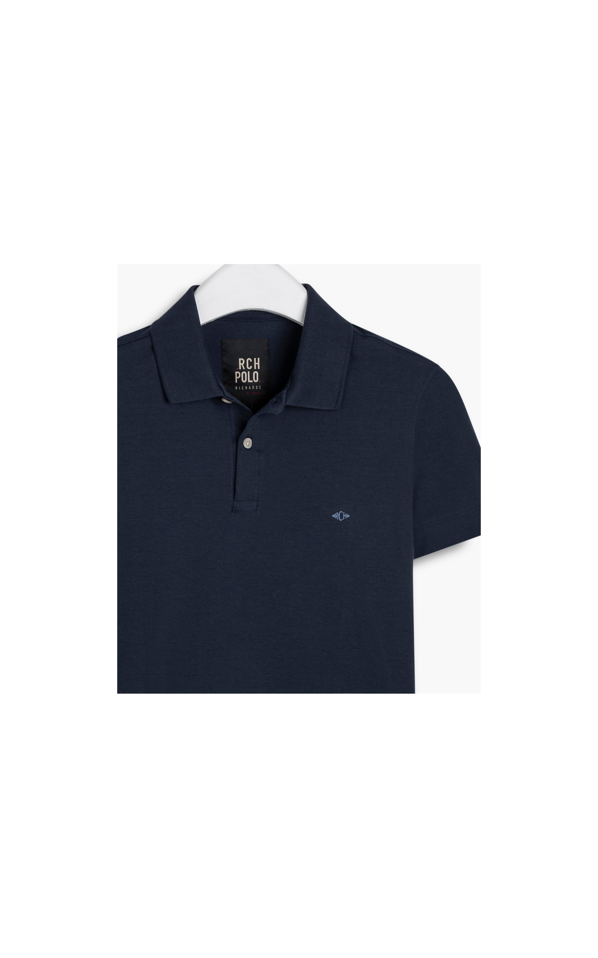 Polo Malha Fio 40 Azul Marinho