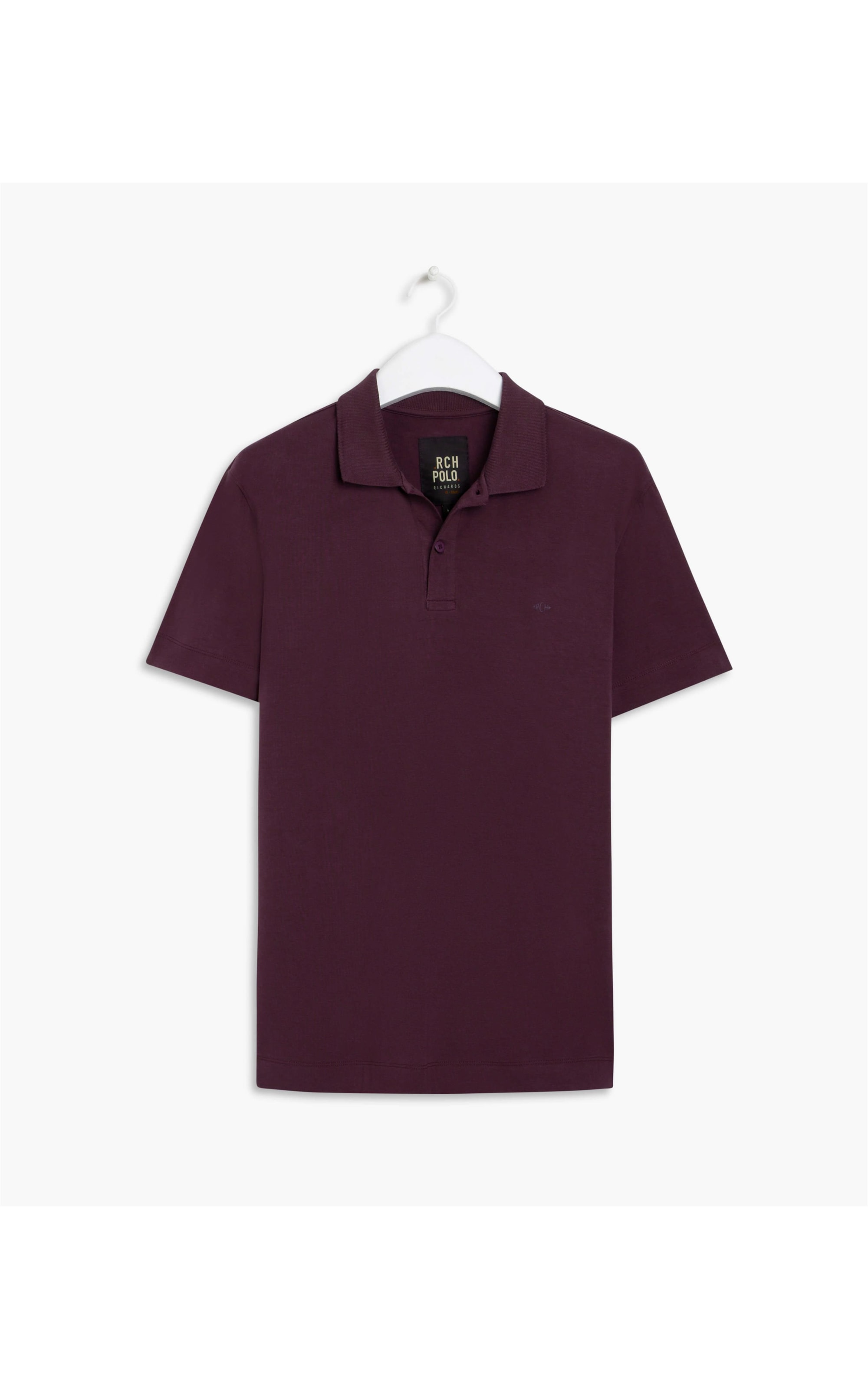 Polo Malha Fio 40 Bordeaux