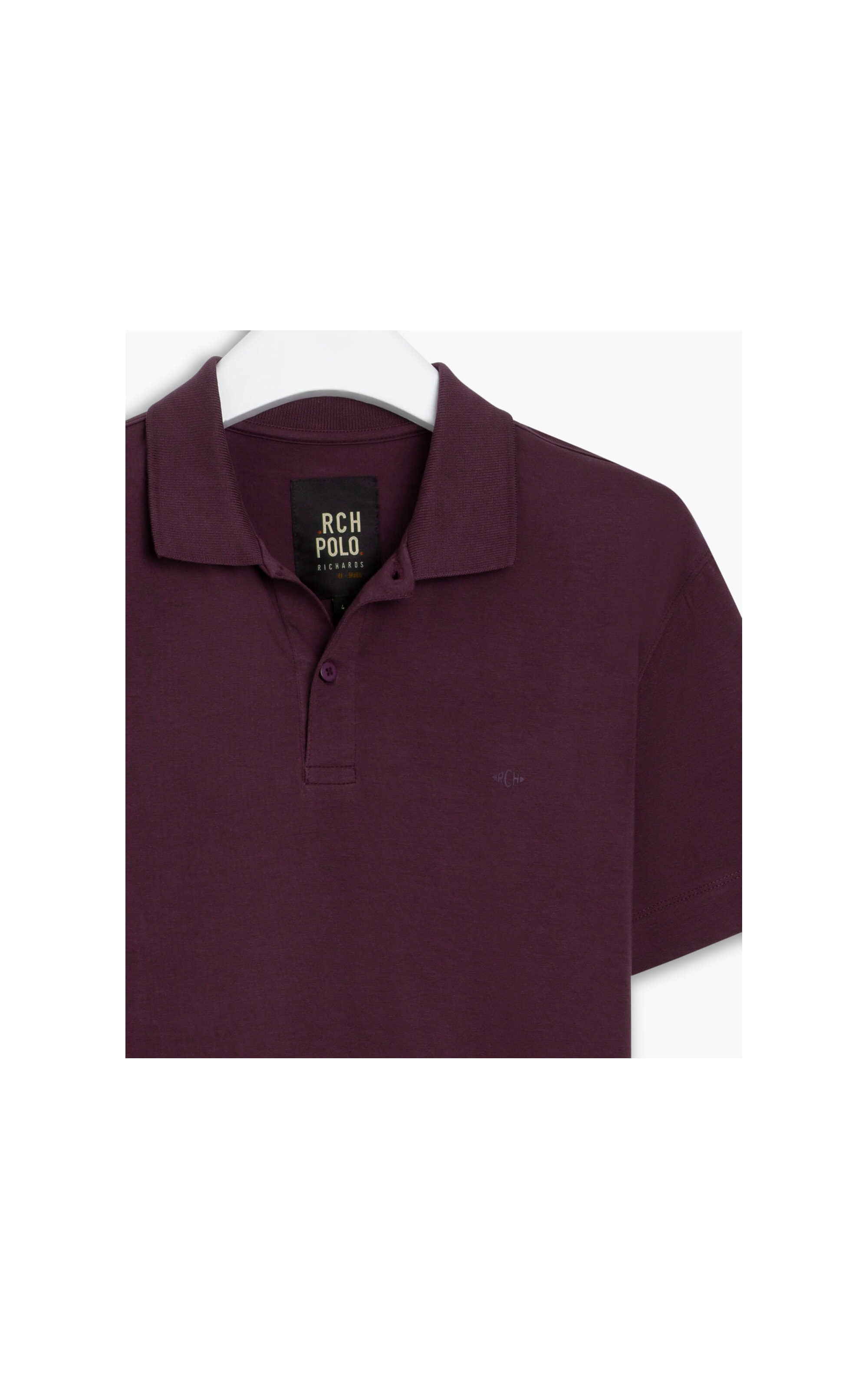 Polo Malha Fio 40 Bordeaux