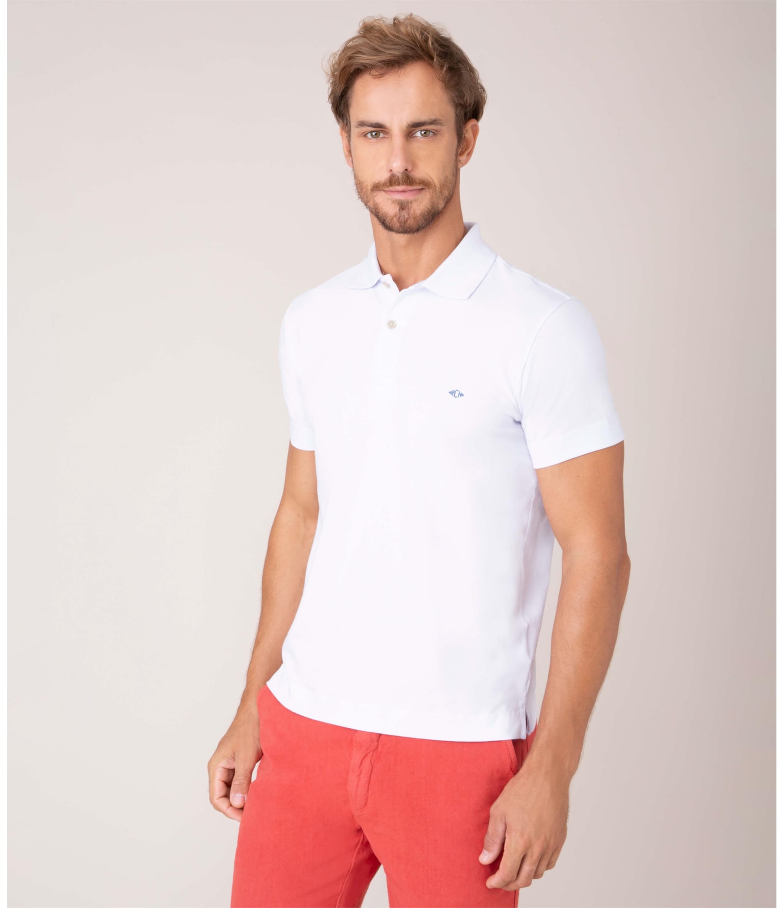 Polo Malha Fio 40 Branco