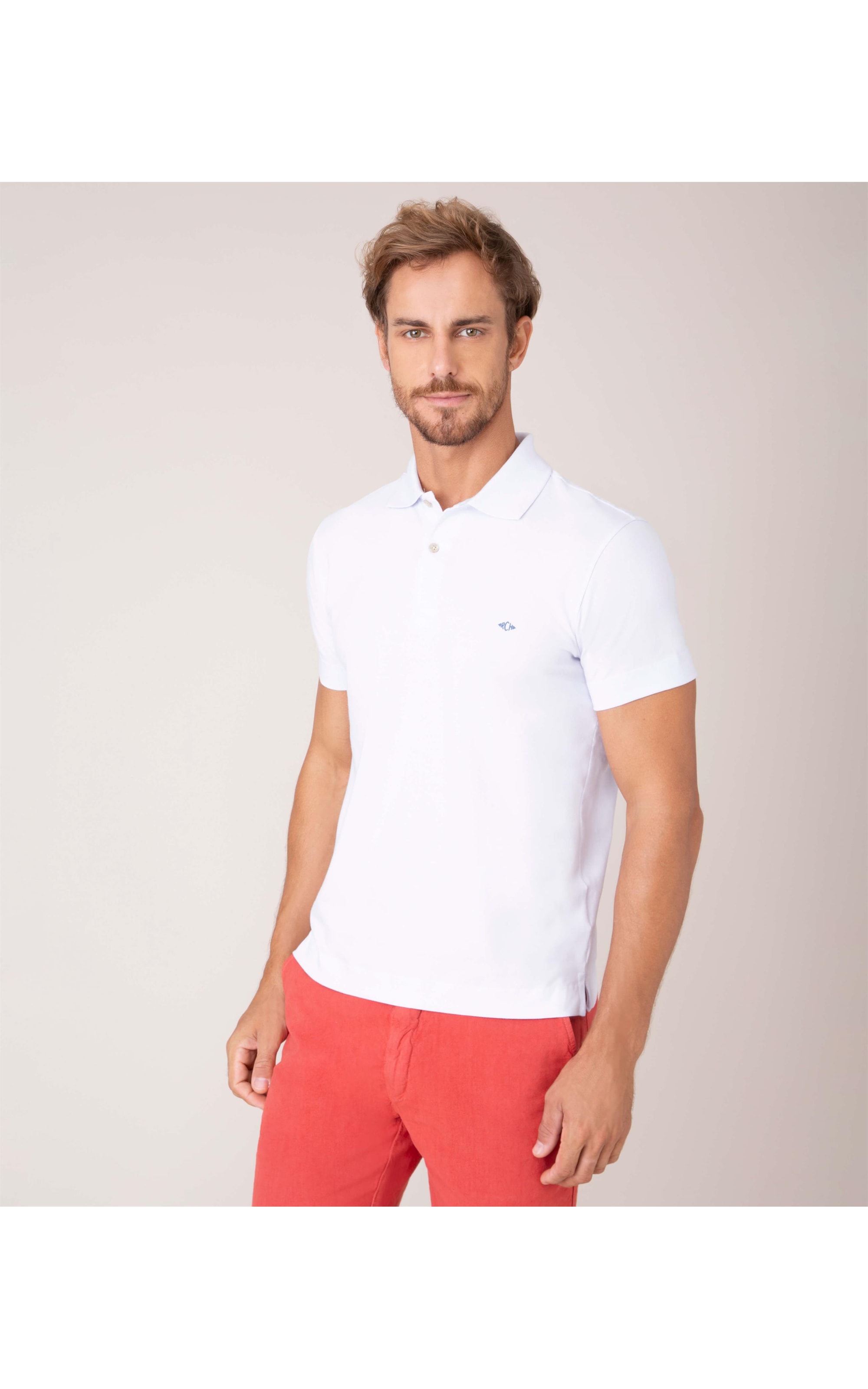 Polo Malha Fio 40 Branco