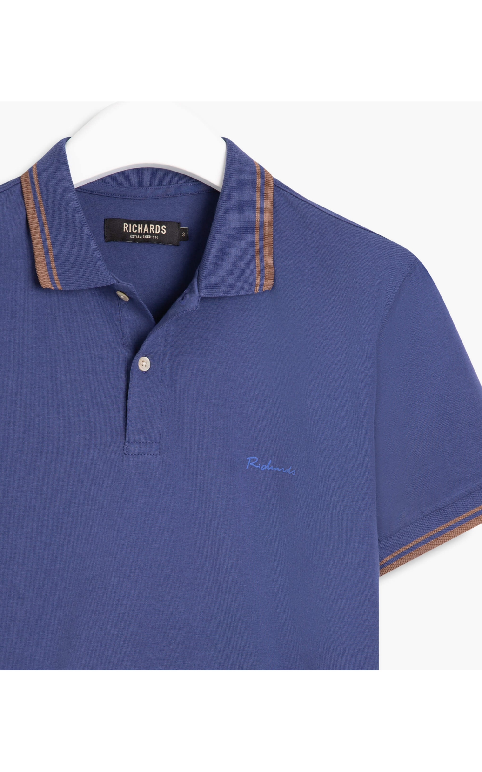 Polo Malha Fio 40 Com Frisos Mc Old Purple