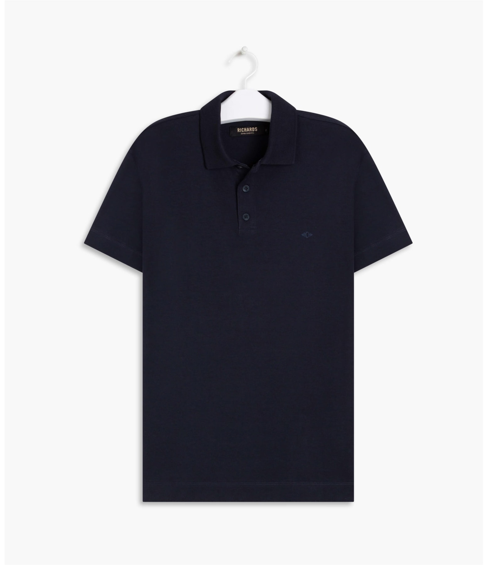 Polo Malha Fio 40 Dark Navy