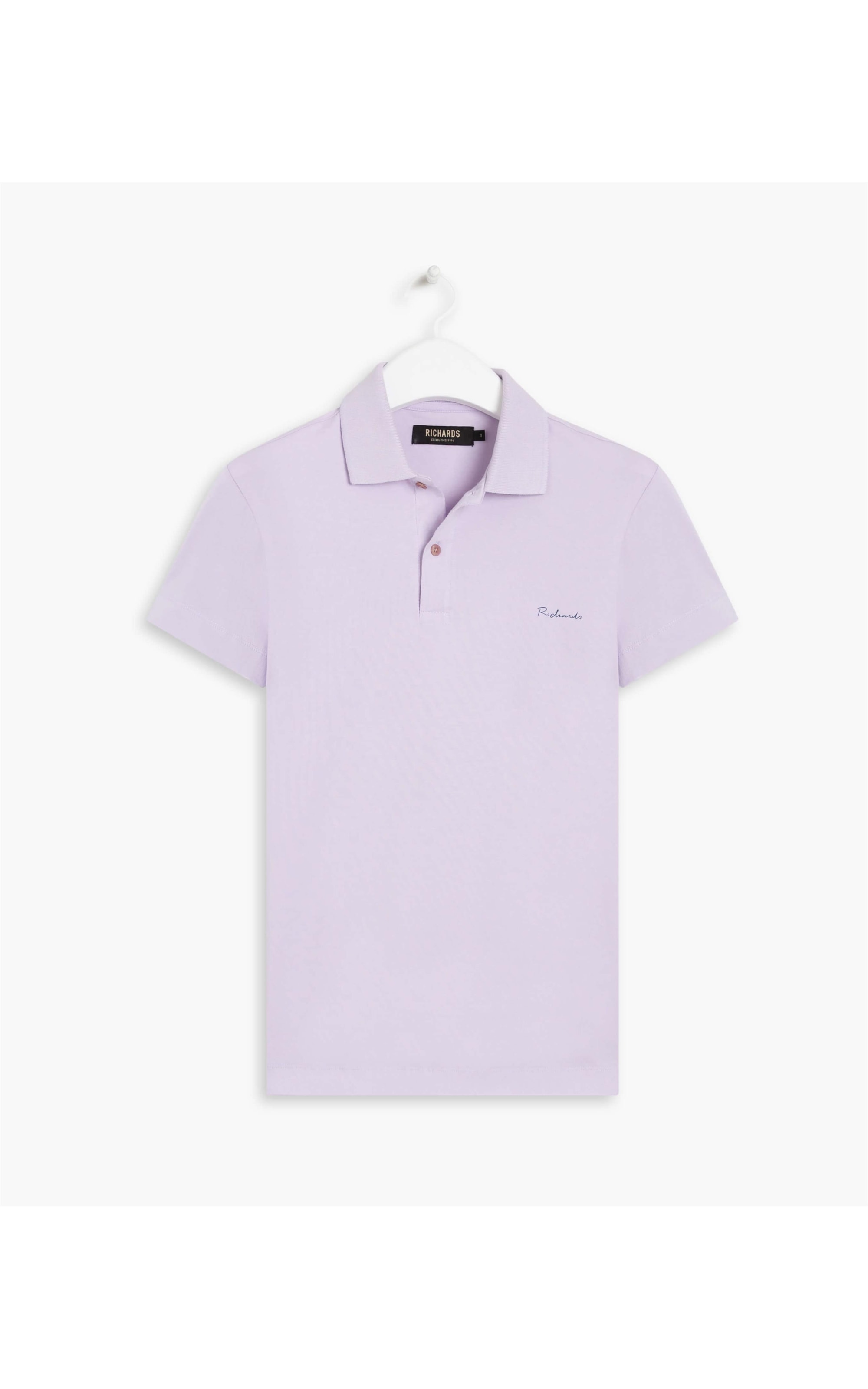 Polo Malha Fio 40 Lavanda