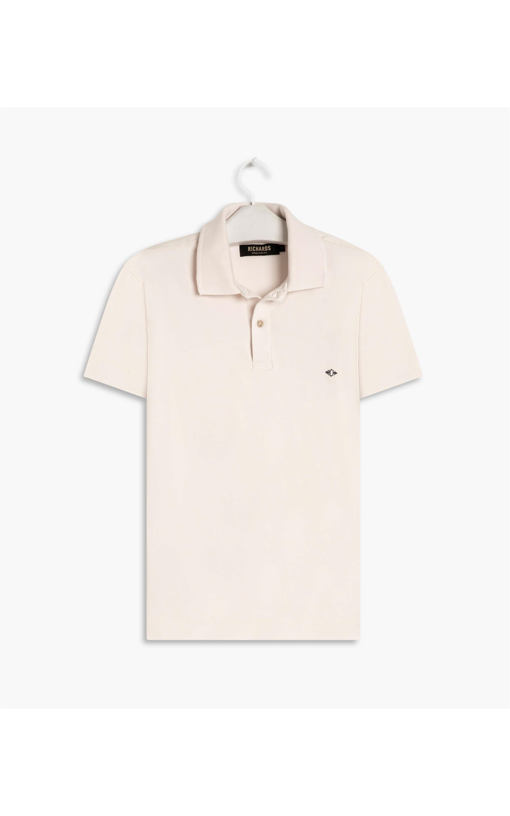 Polo Malha Fio 40 Off White