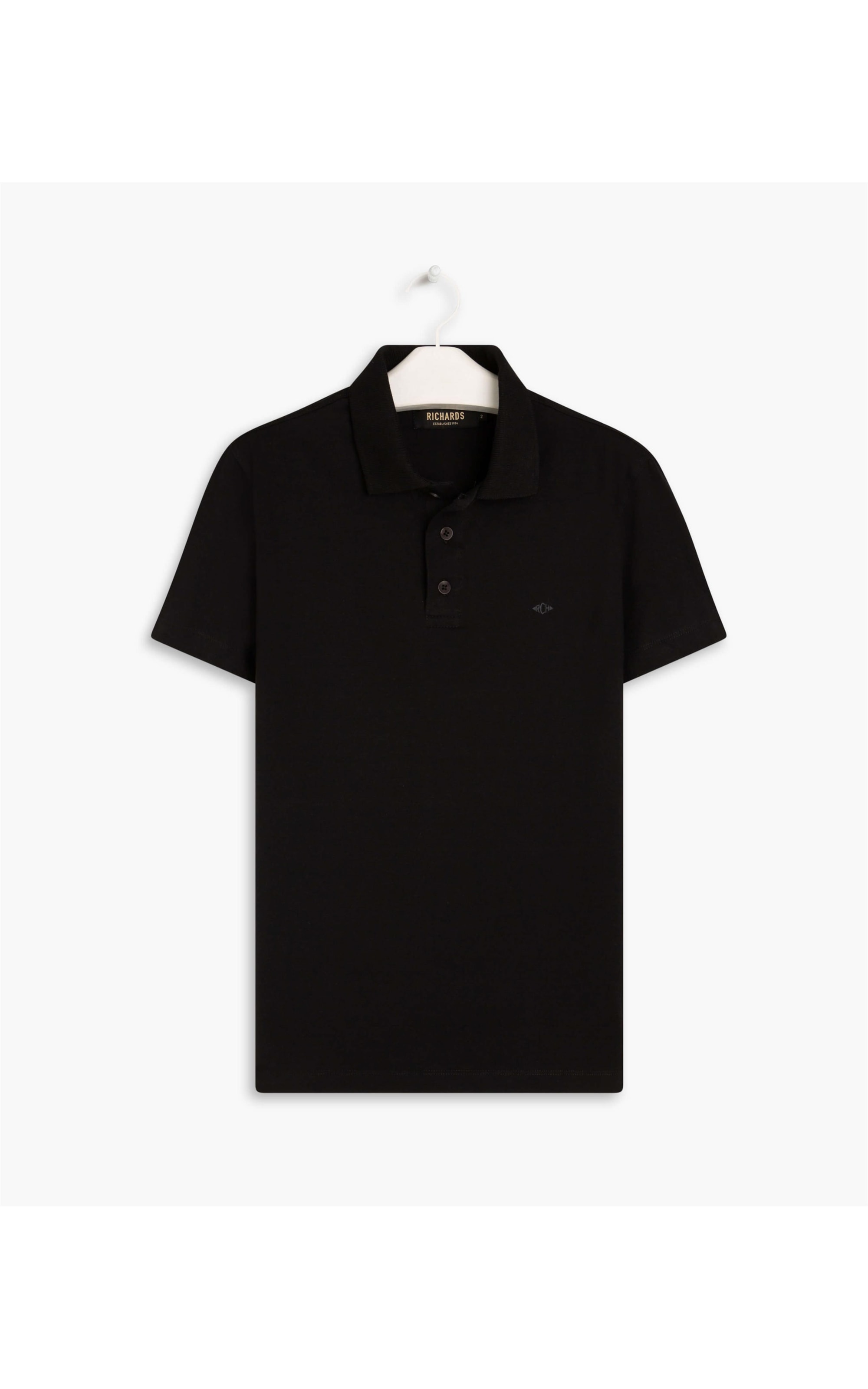 Polo Malha Fio 40 Preto