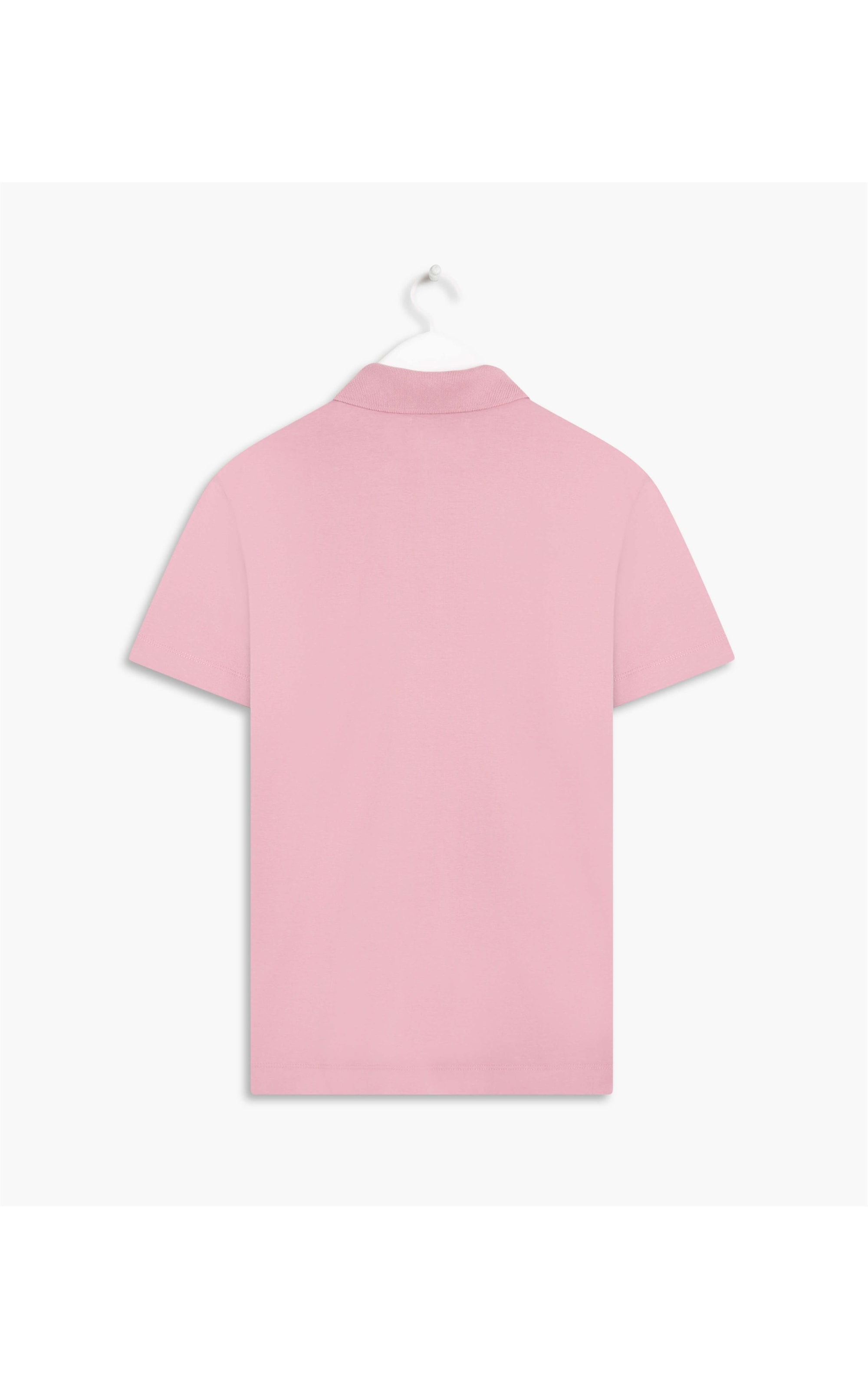 Polo Malha Fio 40 Rosa Dirty