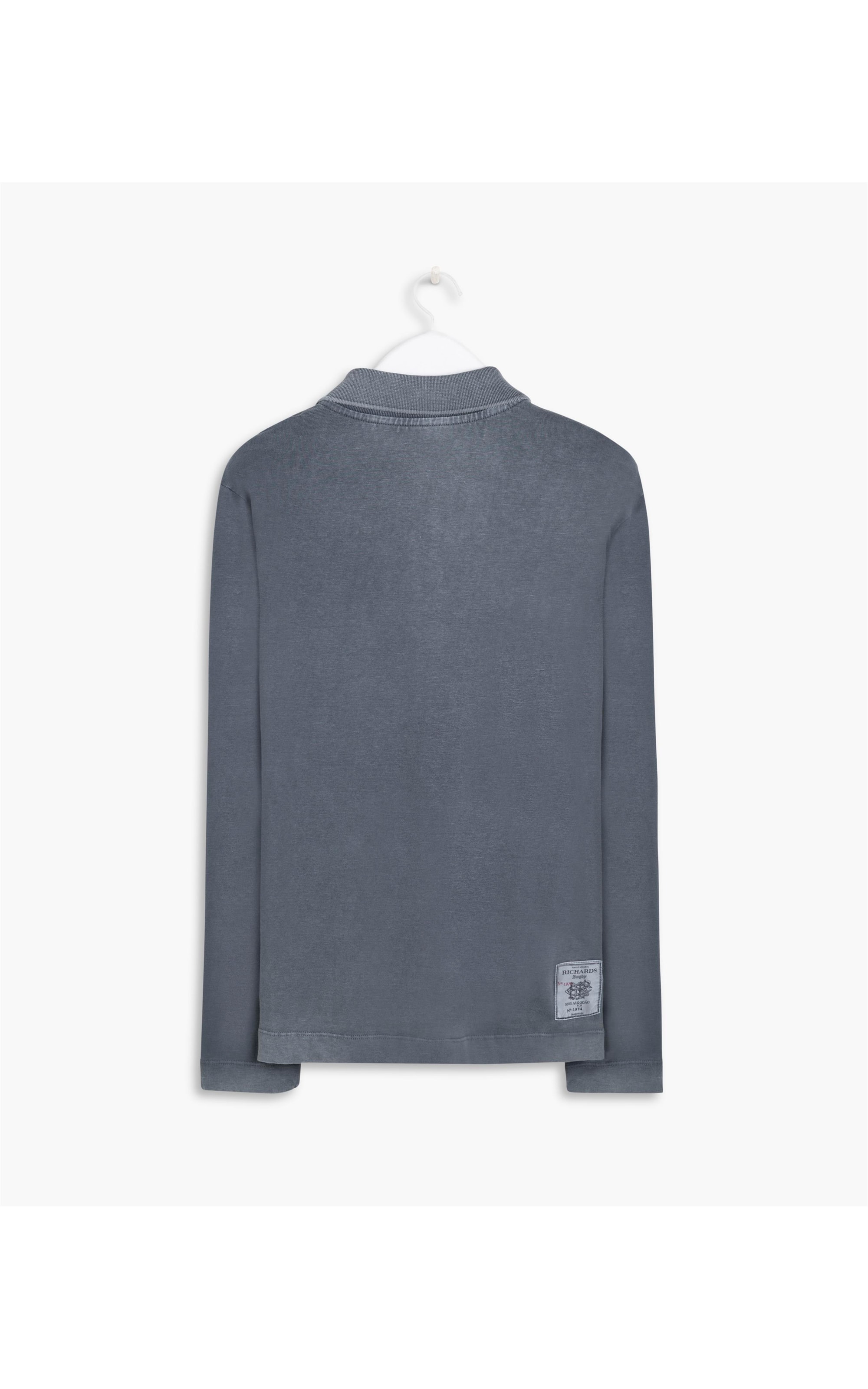 Polo Mc Ass Pocket Malhao Marmorizado Oceano