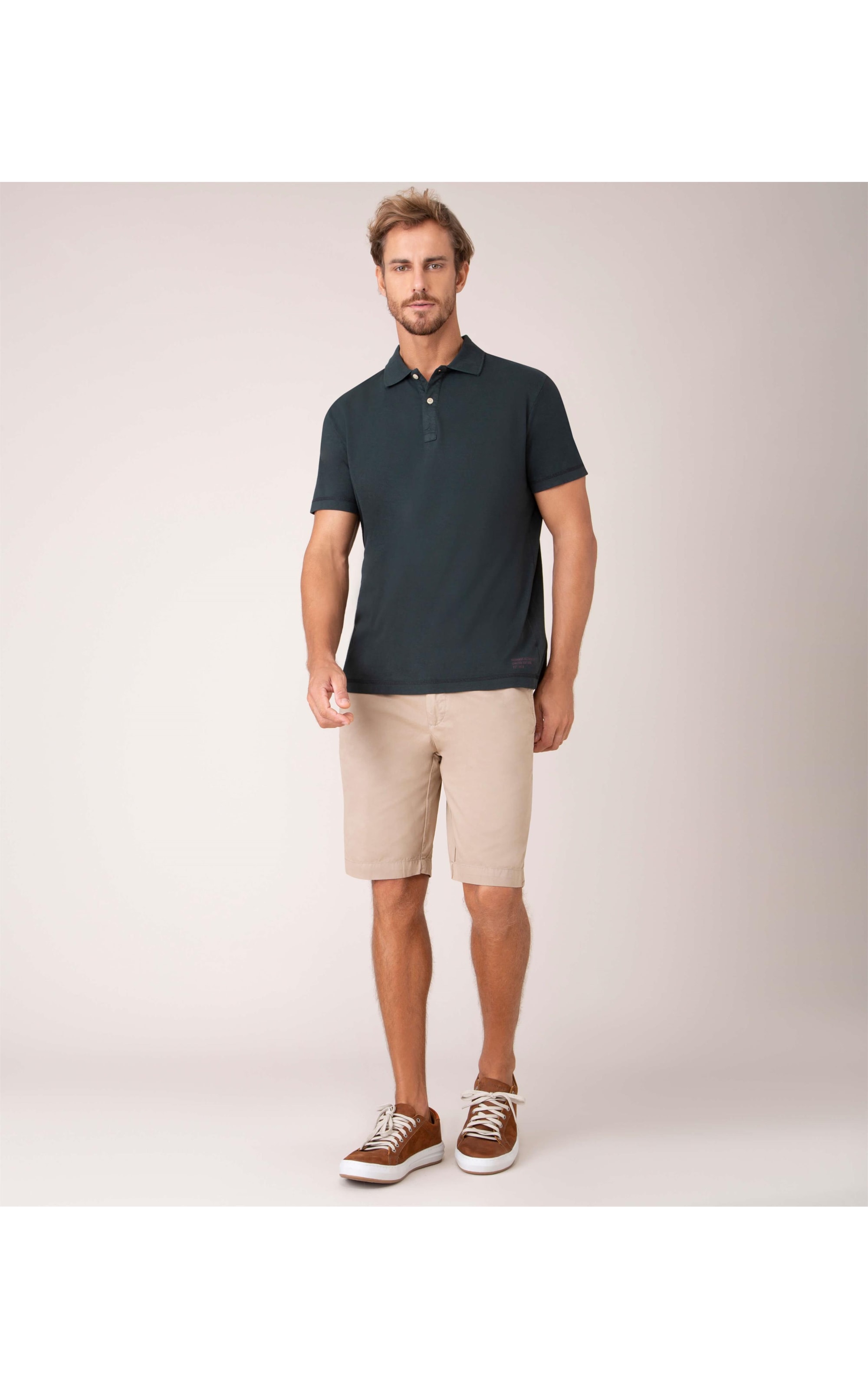 Polo Mc Rch Authentic m Malha Reativo Verde Escuro