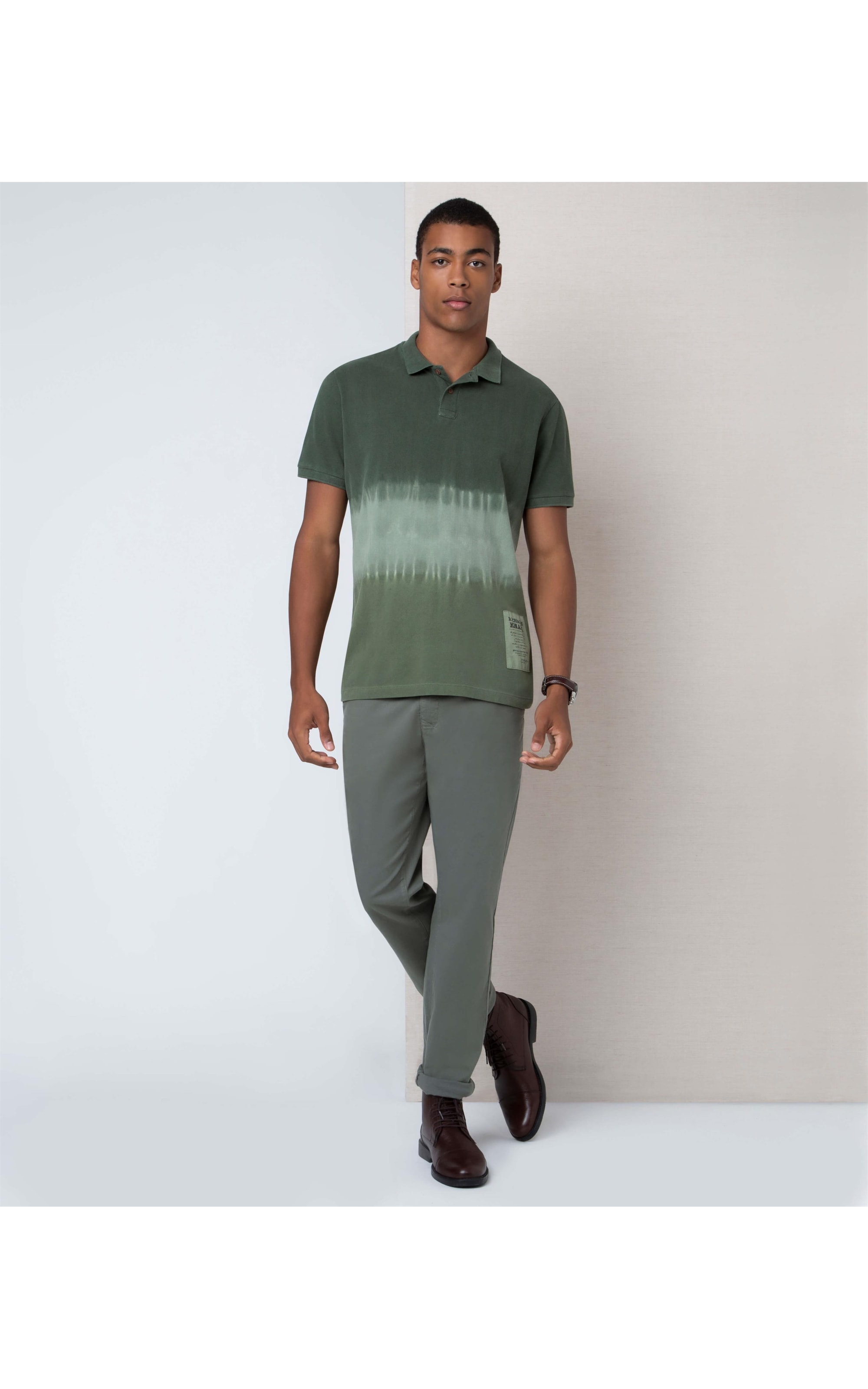 Polo Mc Tie Dye Verde Militar