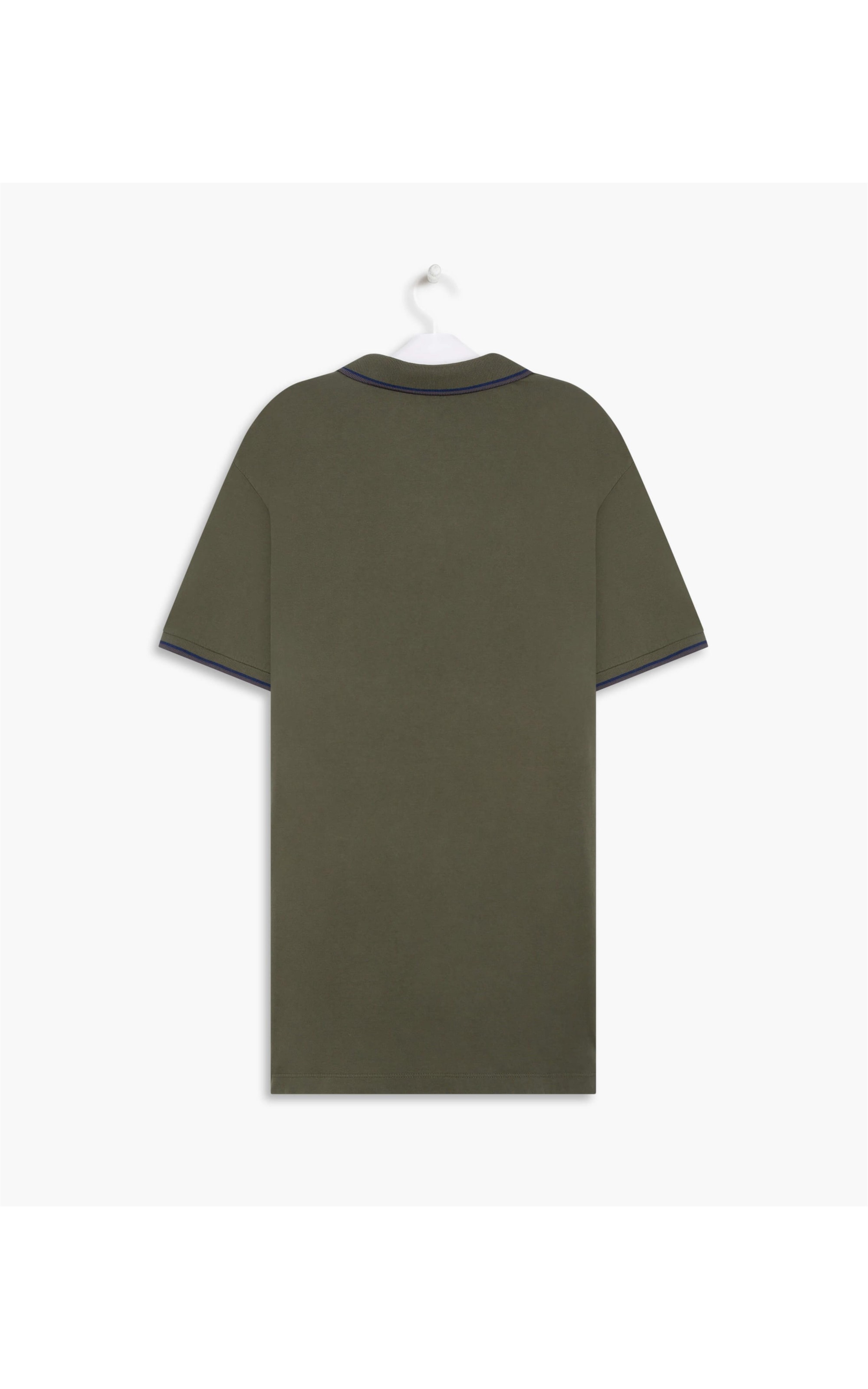 Polo Meia Malha Com Frisos Mc  Verde Militar