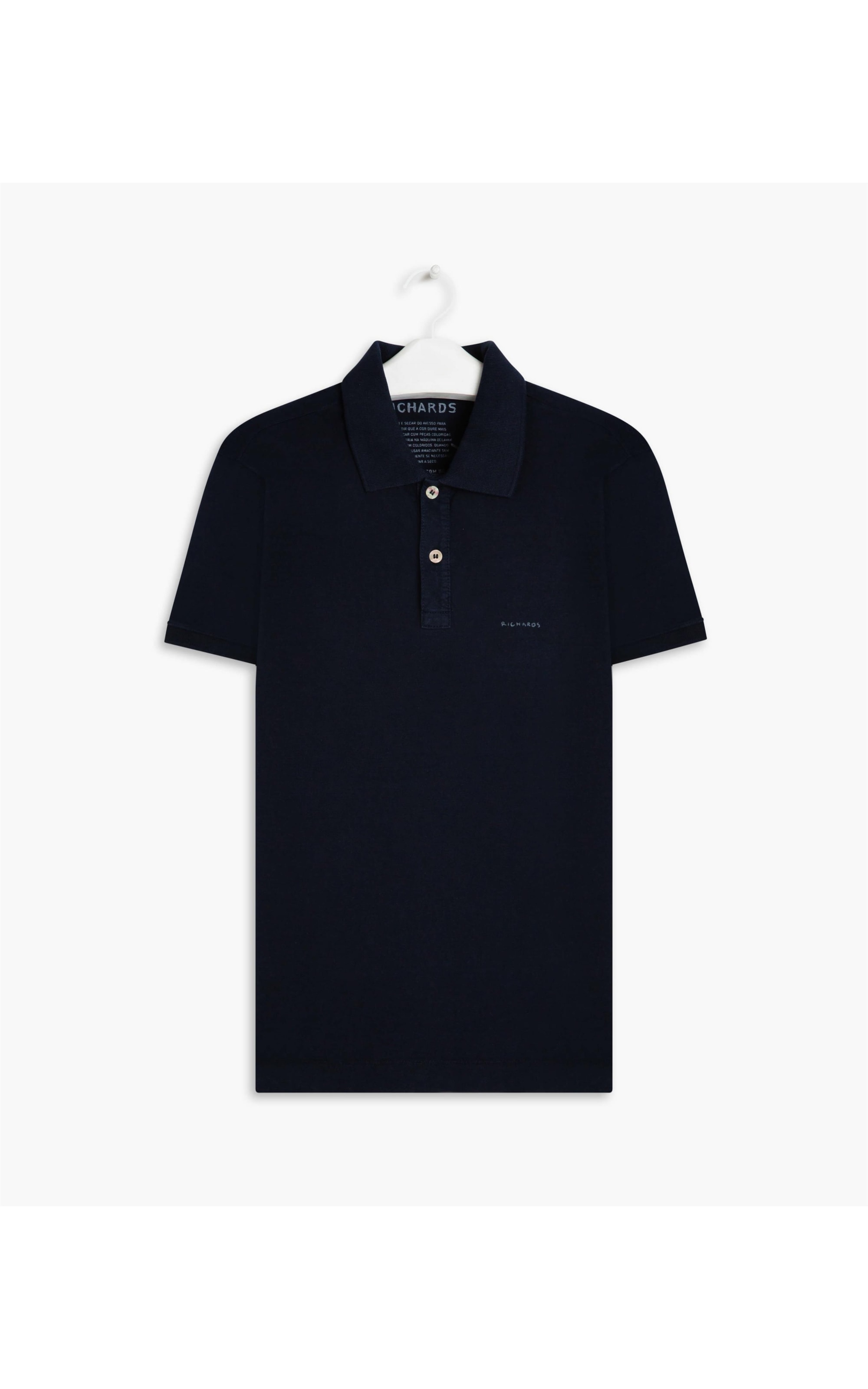 Polo Meia Malha Richards Mc Dark Navy