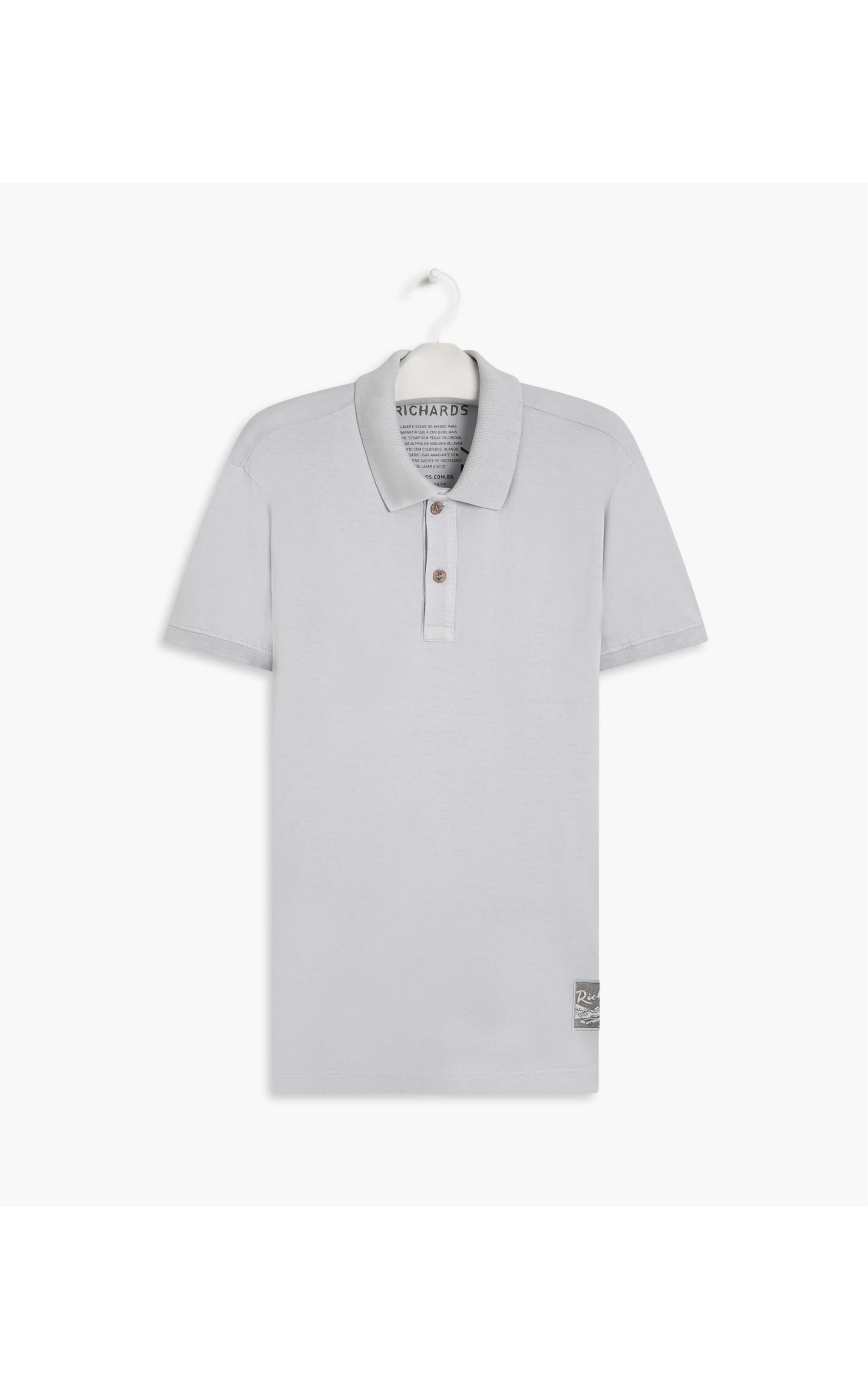 Polo Meia Malha Summer Way Mc Cinza Claro