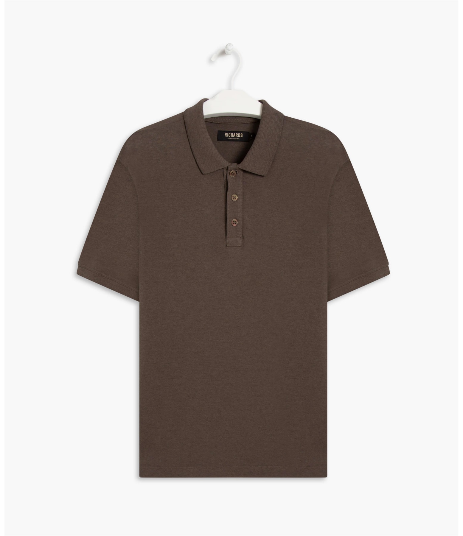 Polo Mescla Sobretinta Tabaco