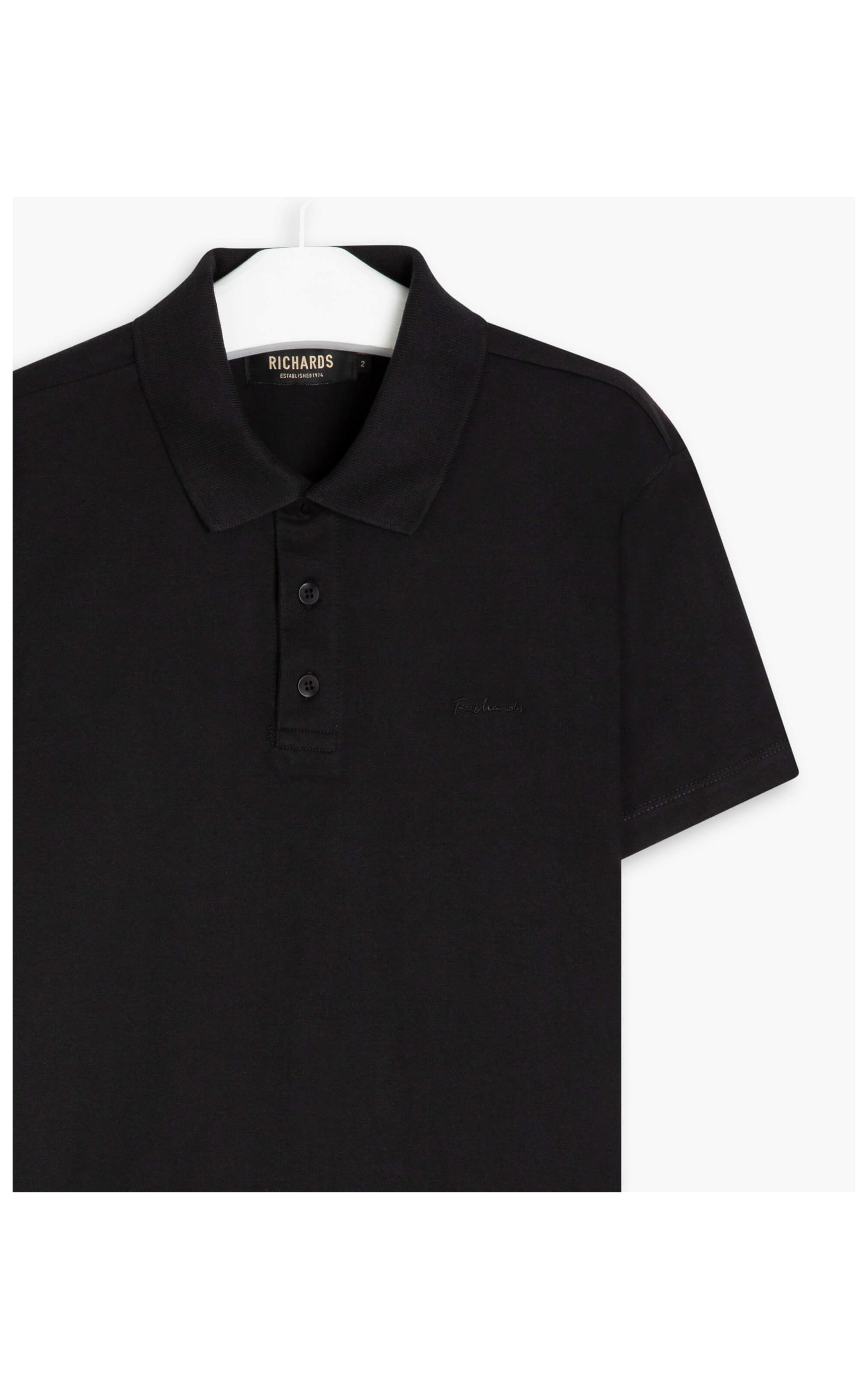 Polo Mm Basic Tr Mc Preto