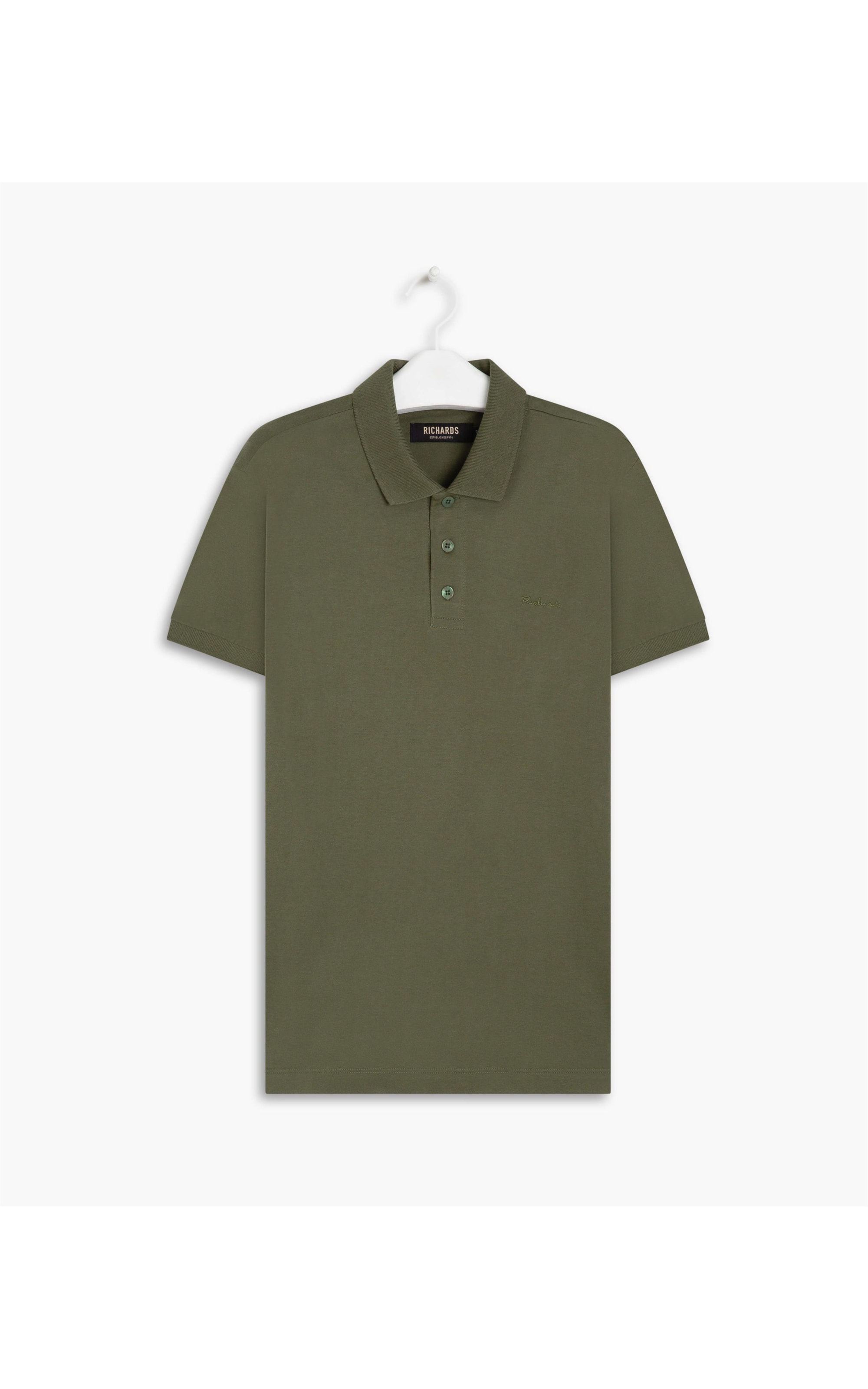 Polo Mm Basic Tr Mc Verde Army