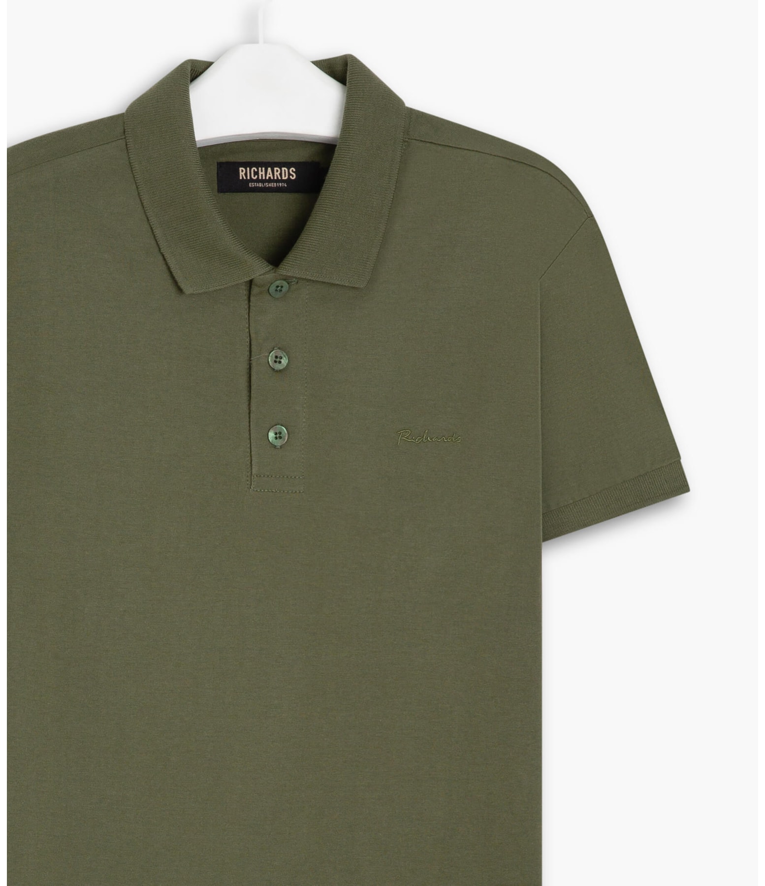 Polo Mm Basic Tr Mc Verde Army