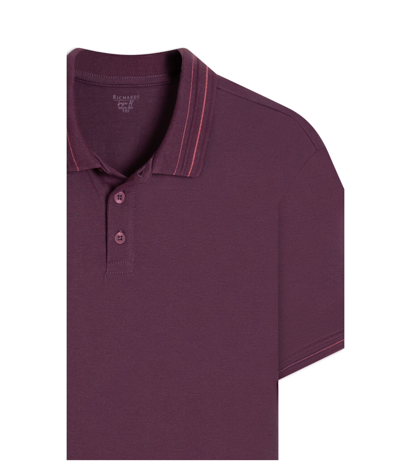 Polo Mm Friso Relevo Basic Fit Marinho