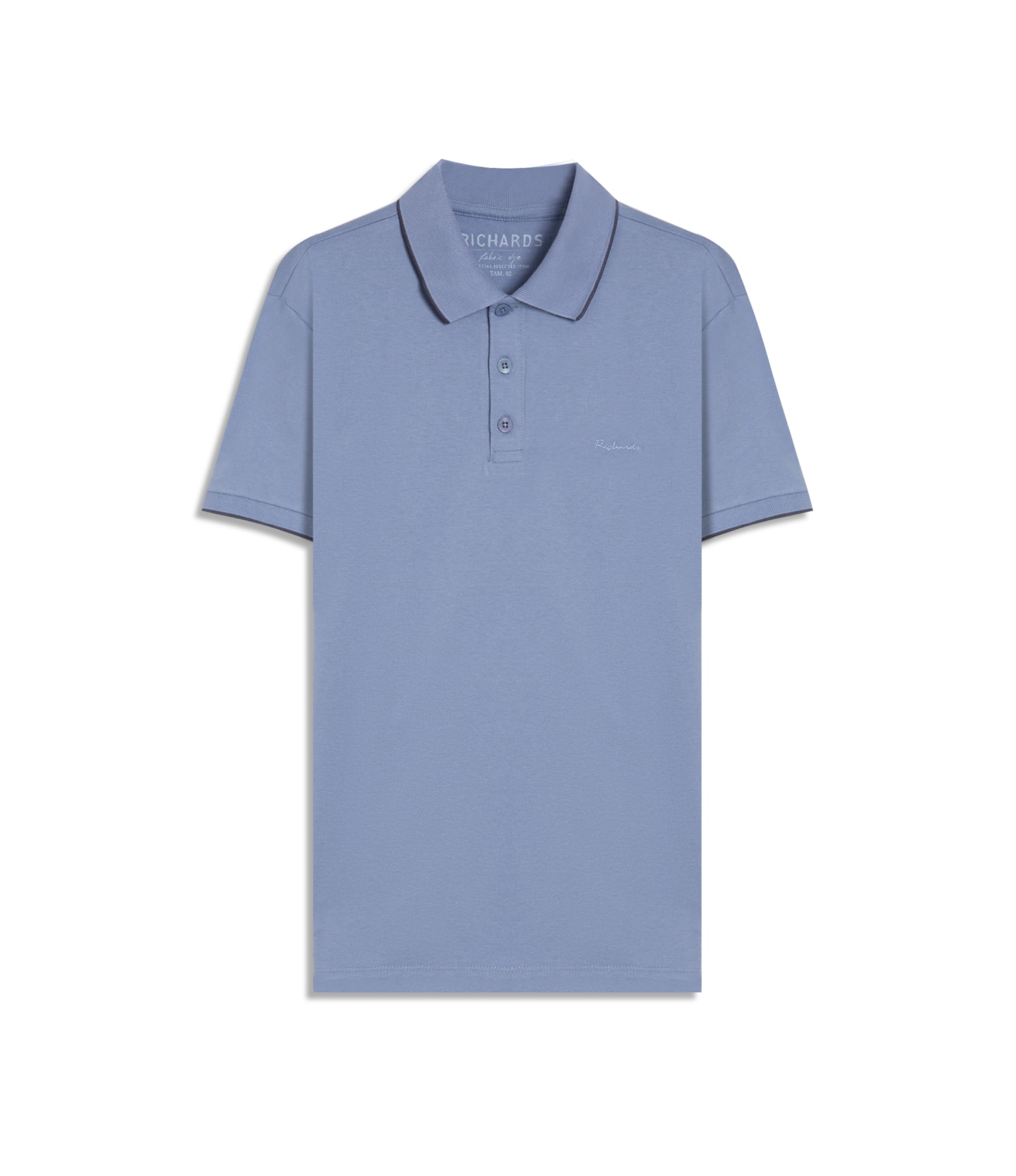 Polo Mm Friso Simple Mc Azul Pervante