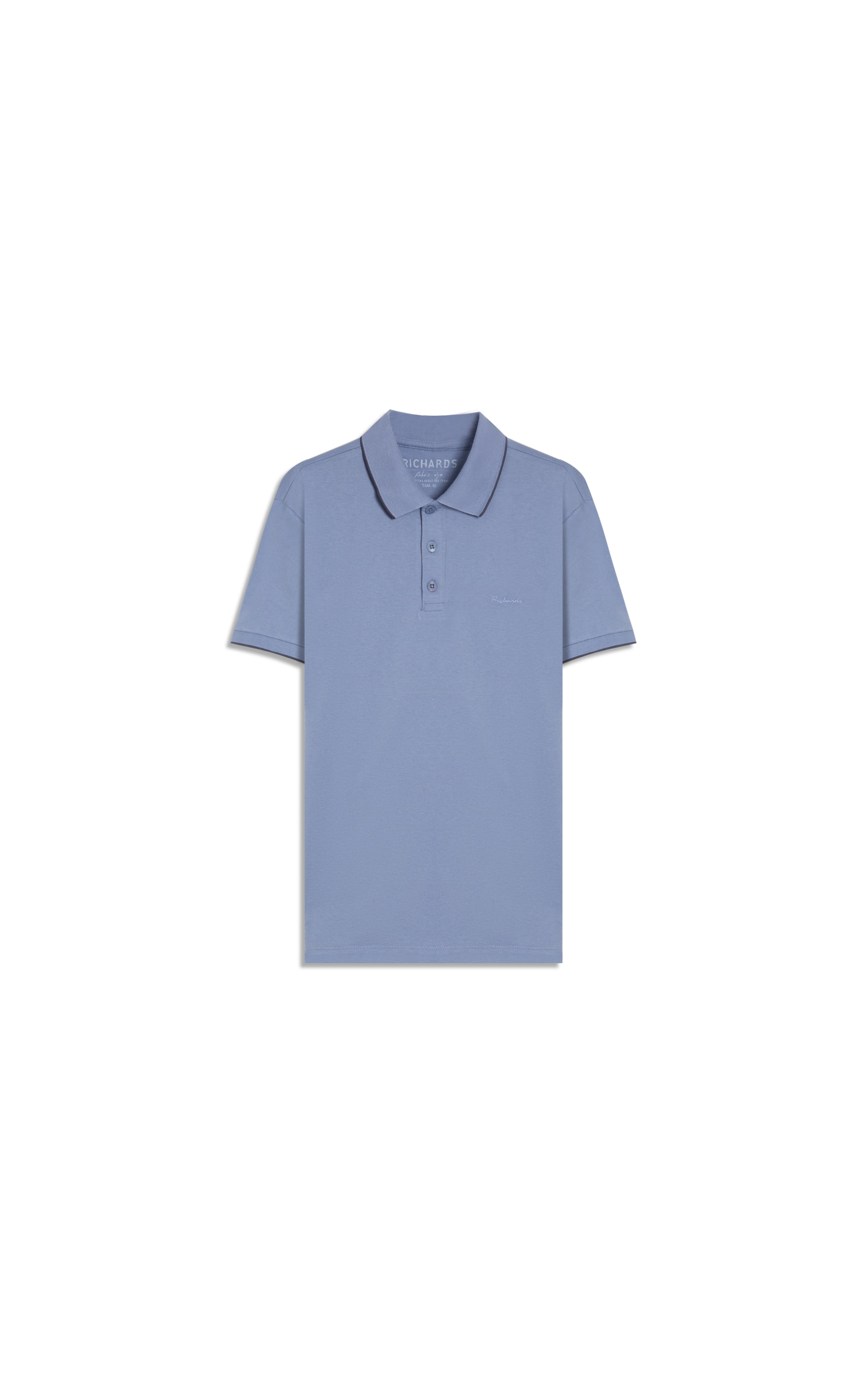 Polo Mm Friso Simple Mc Azul Pervante
