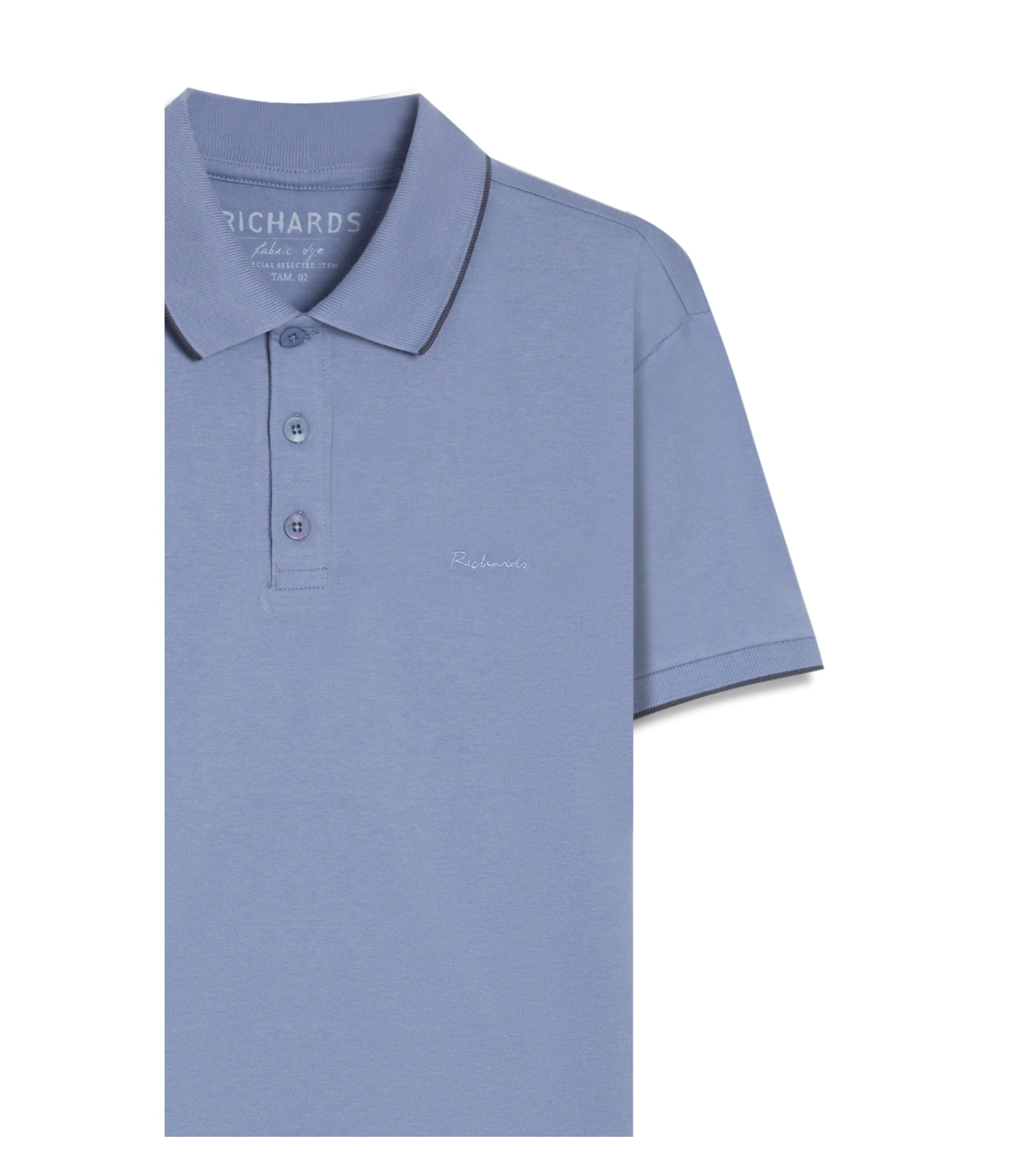 Polo Mm Friso Simple Mc Azul Pervante