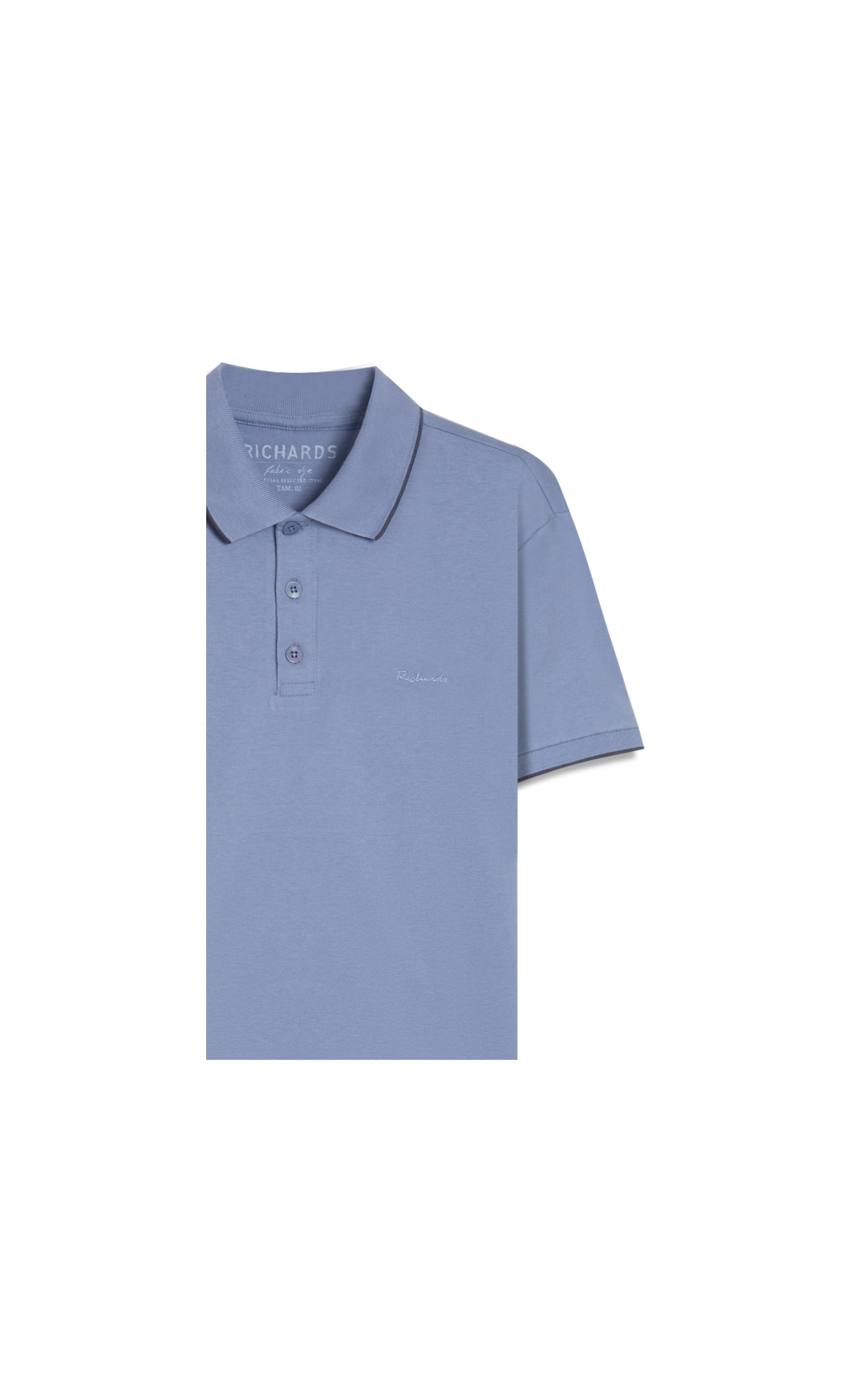 Polo Mm Friso Simple Mc Azul Pervante