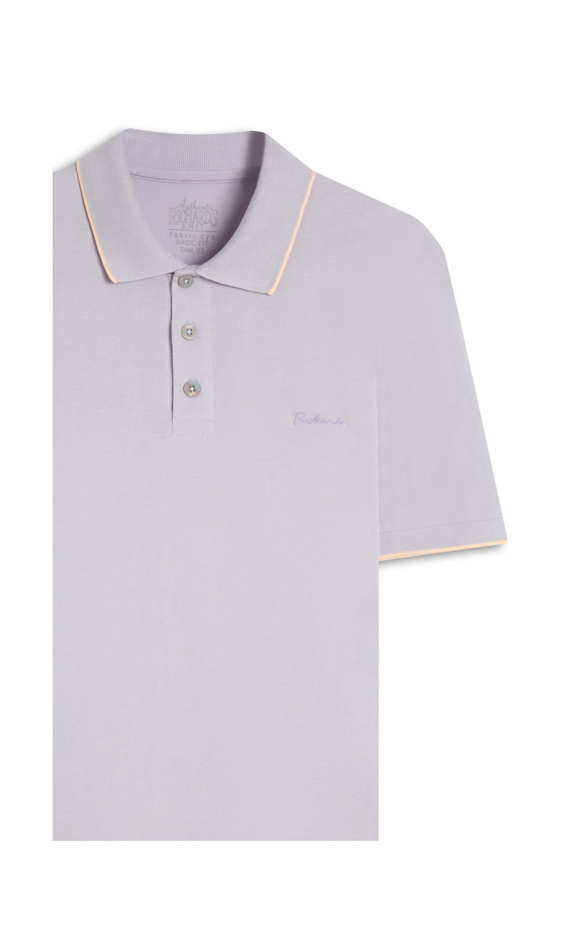 Polo Mm Friso Simple Mc Lavanda